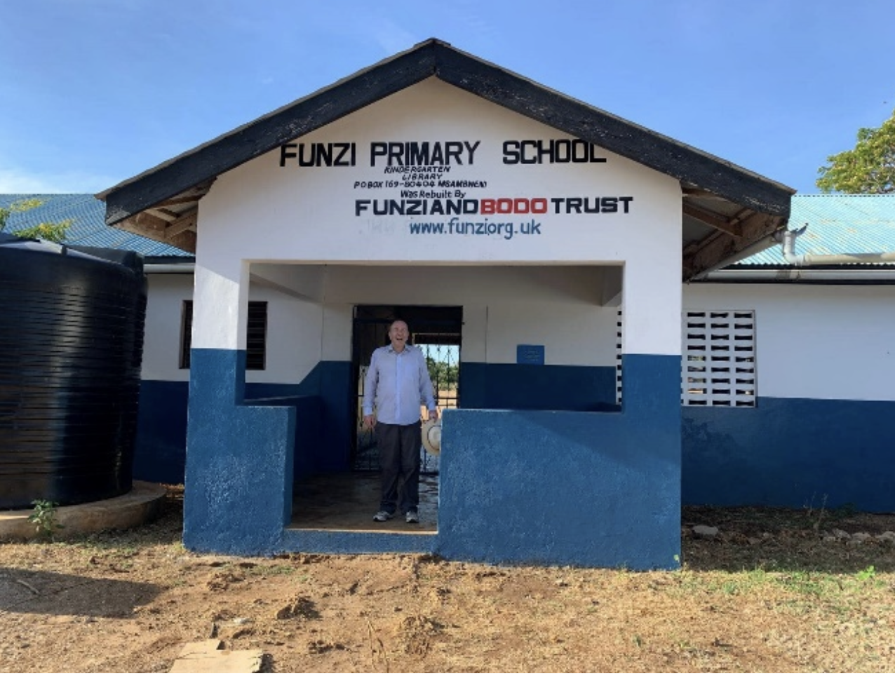  The Funzi primary school where some of the desks will be delivered. 