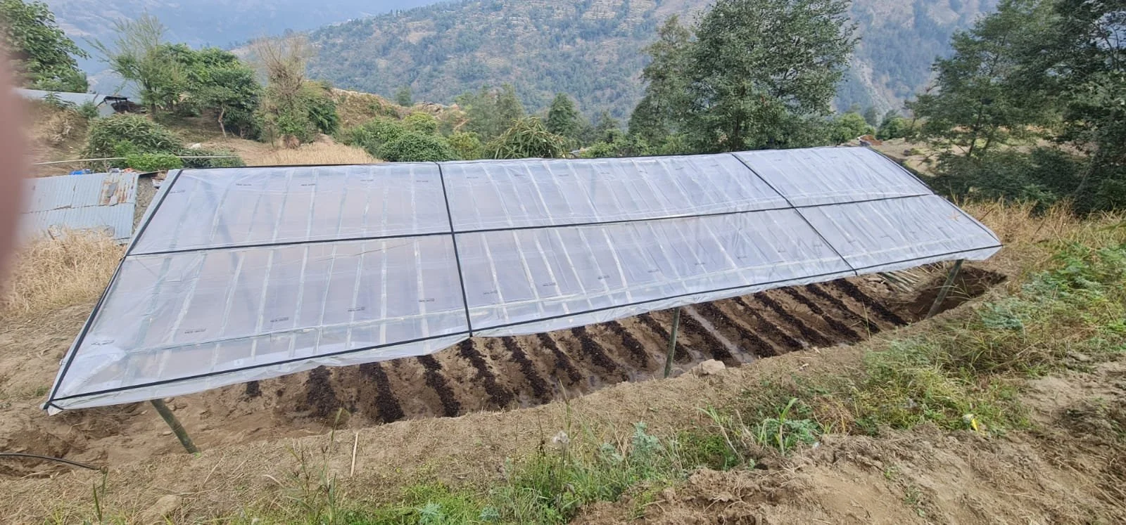  The final greenhouses are in place and ready for use year round. 