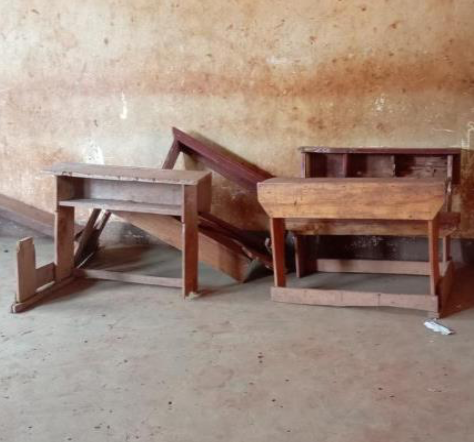  Many of the current desks are broken and unusable. They have also become beyond repair. 