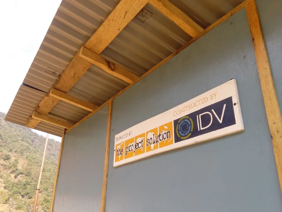  The International Disaster Volunteer (IDV) team has made fast work of the first half of this project in Nepal.  Construction went quickly despite the need to hand carry nearly all of the required material directly to the site.  To reach this project