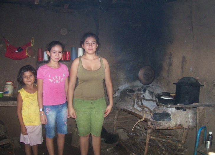  A second local family who will be receiving a new stove. 