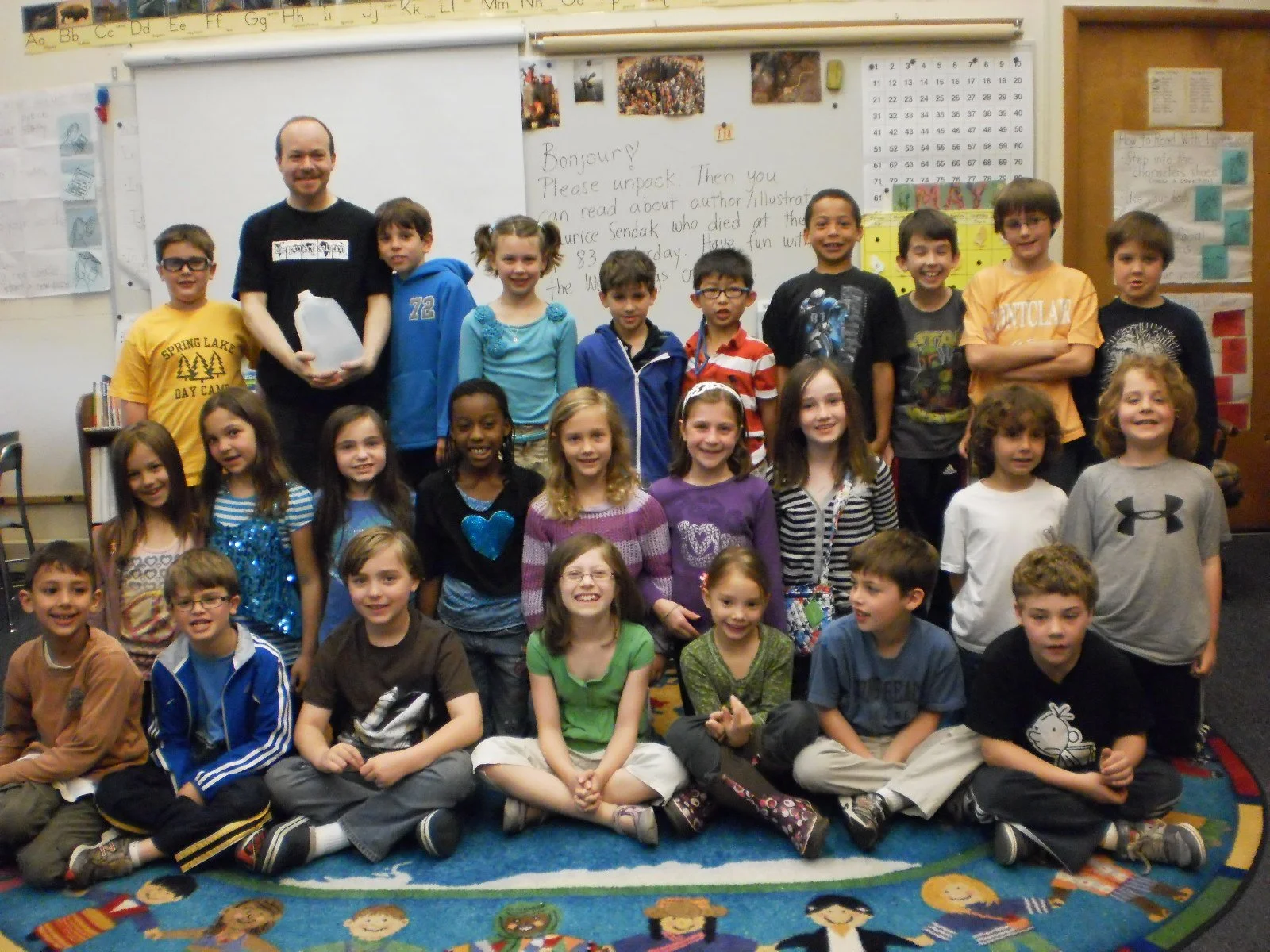  Joe spoke to three second grade classes at The Bradford School who will be helping raise funds for a water tank project in Uganda. The Bradford School students have stepped up to help fund a third water tank –  this one at the Kitagyenda Primary Sch