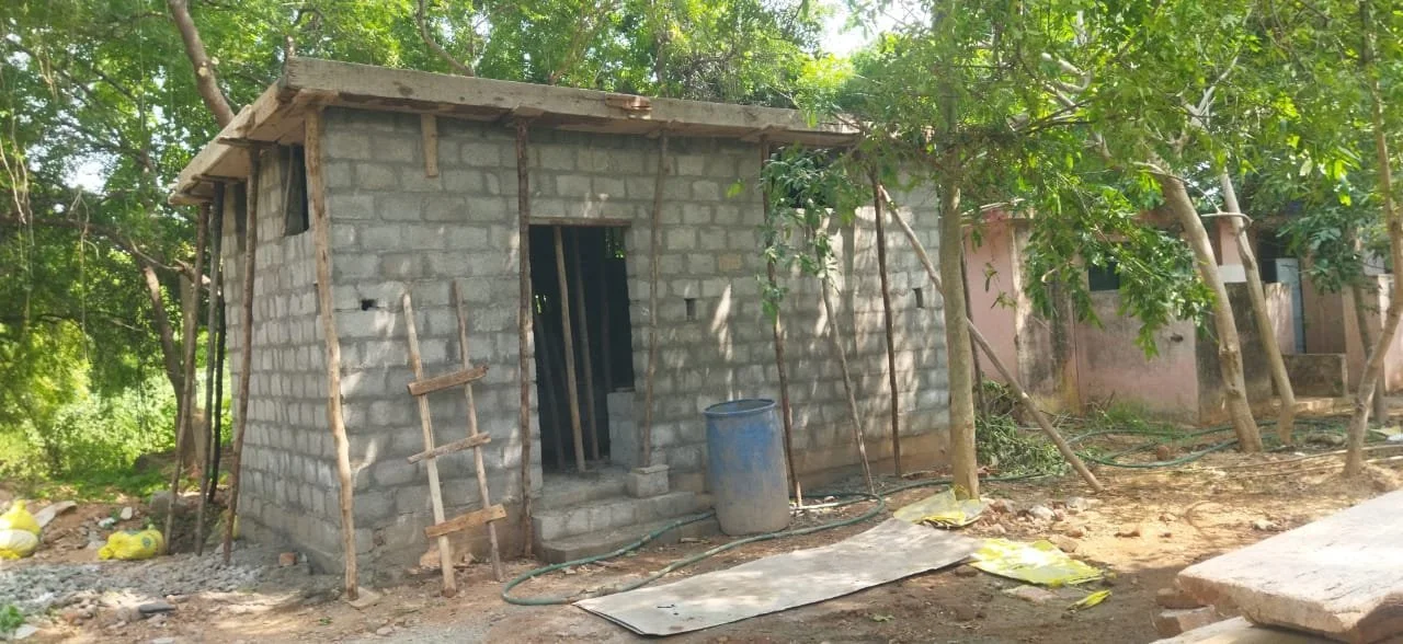  The main structure is complete but there is still finishing work to be done. 