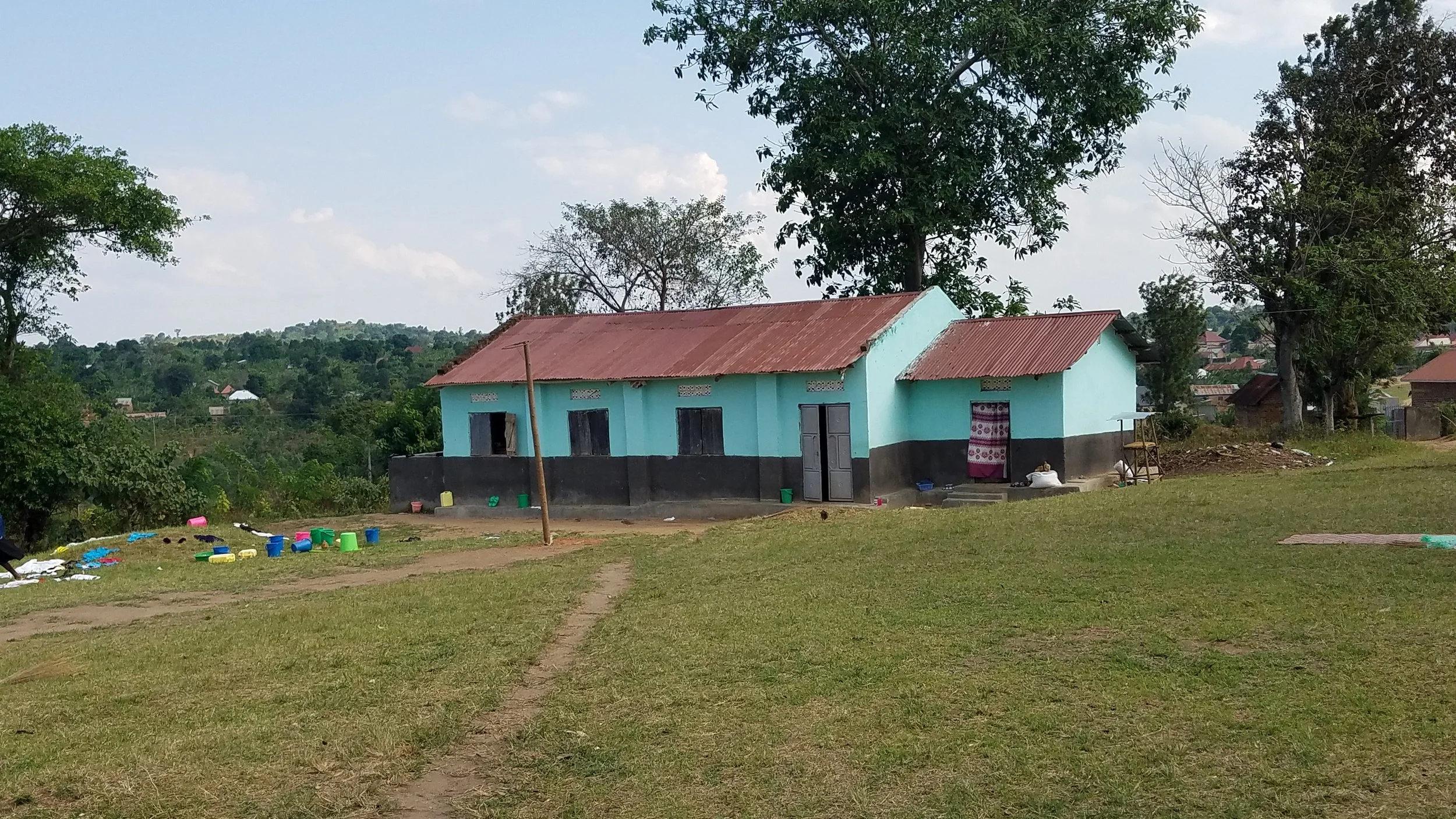  One of the school buildings at St. Peregrin’s School 