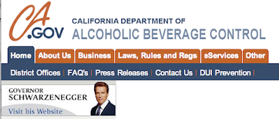 CA Dept. of Alcoholic Beverage Control