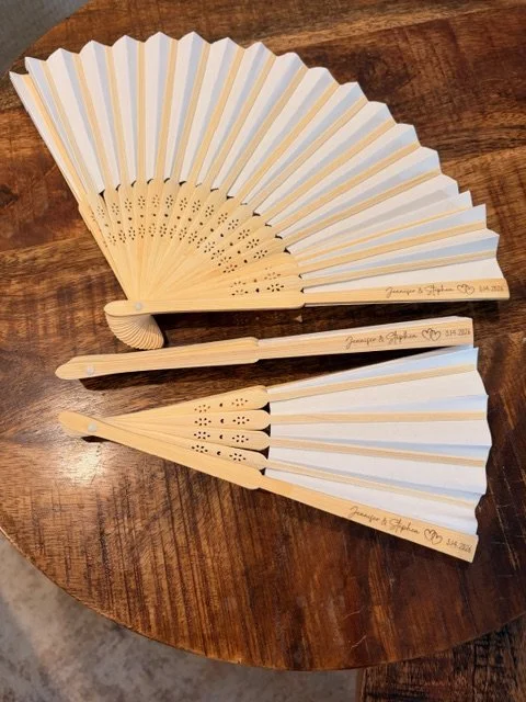 wedding fan favors