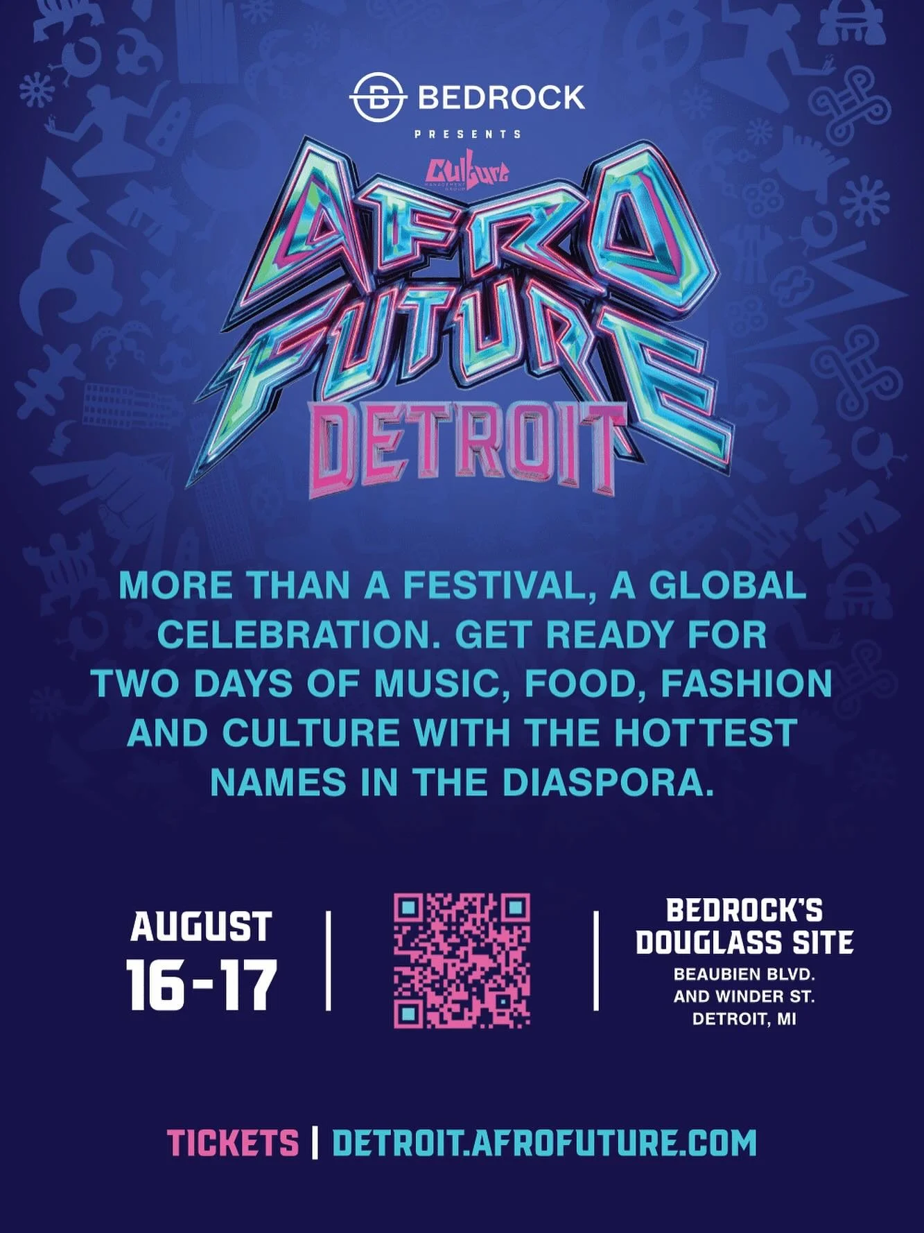 Detroit is making history.

 @AfroFuture&mdash;Africa&rsquo;s leading music + culture festival&mdash;is touching down in the U.S. for the first time ever, and they chose Detroit.

From Motown to techno, our city&rsquo;s sound has shaped the world. No