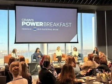 We had a great time at the @crainsdetroit Women Who Mean Business Power Breakfast, celebrating the women shaping Detroit&rsquo;s future. 

The MOMENT team enjoyed being in the room with clients, partners and friends, connecting with the leaders who s
