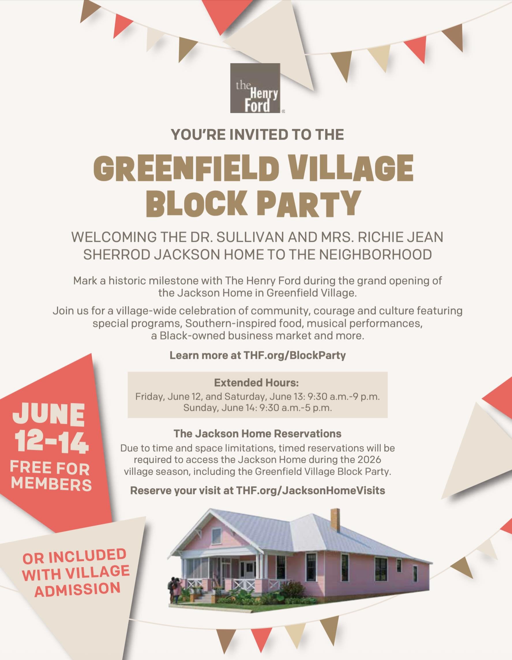 We&rsquo;re incredibly proud to have partnered with @thehenryford on the opening of The Jackson Home at Greenfield Village.

From the very beginning, our work on this project has focused on helping tell the story of the Jackson family and the lasting