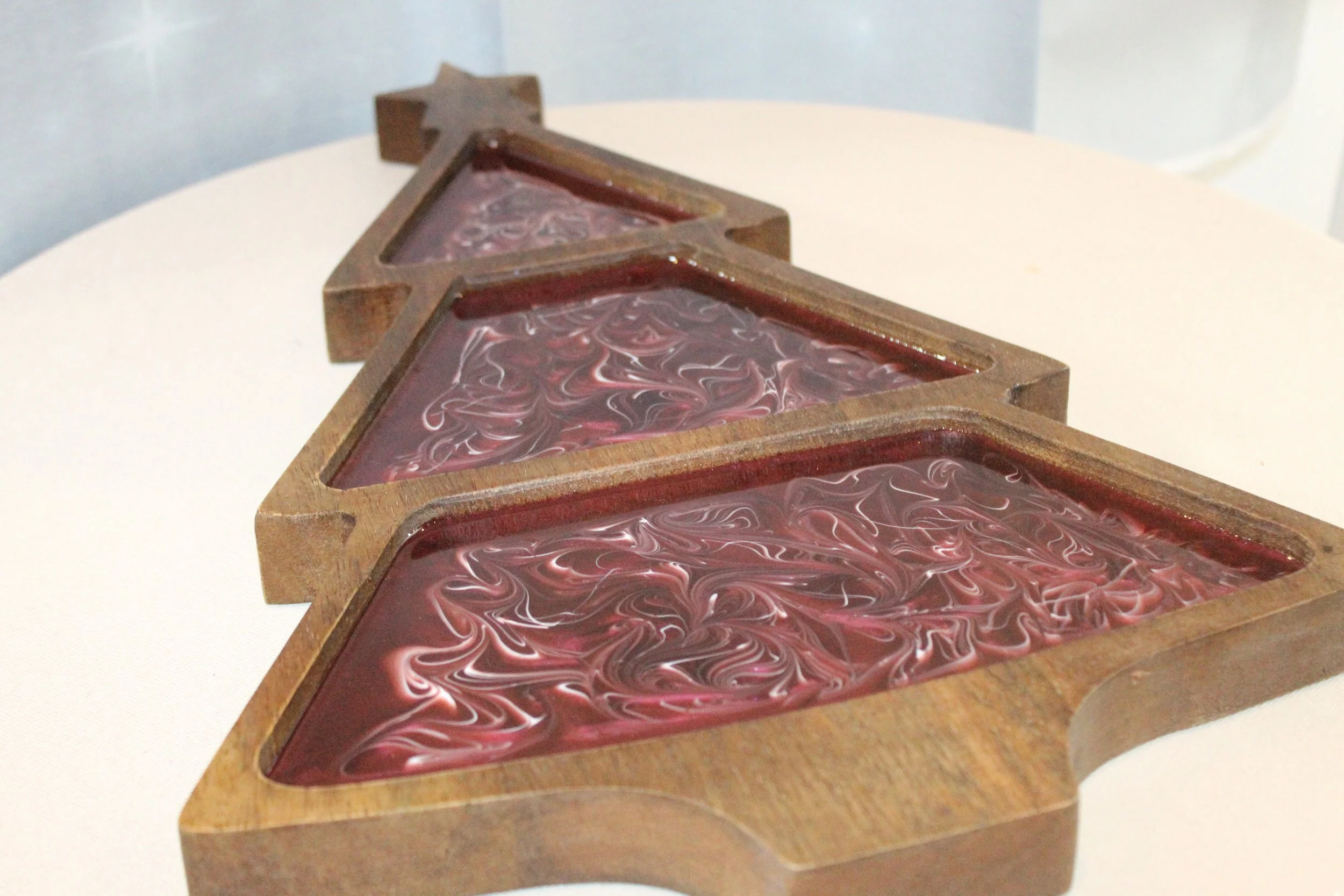 Candy Cane Christmas Tree Serving Tray with Star Top2.JPG