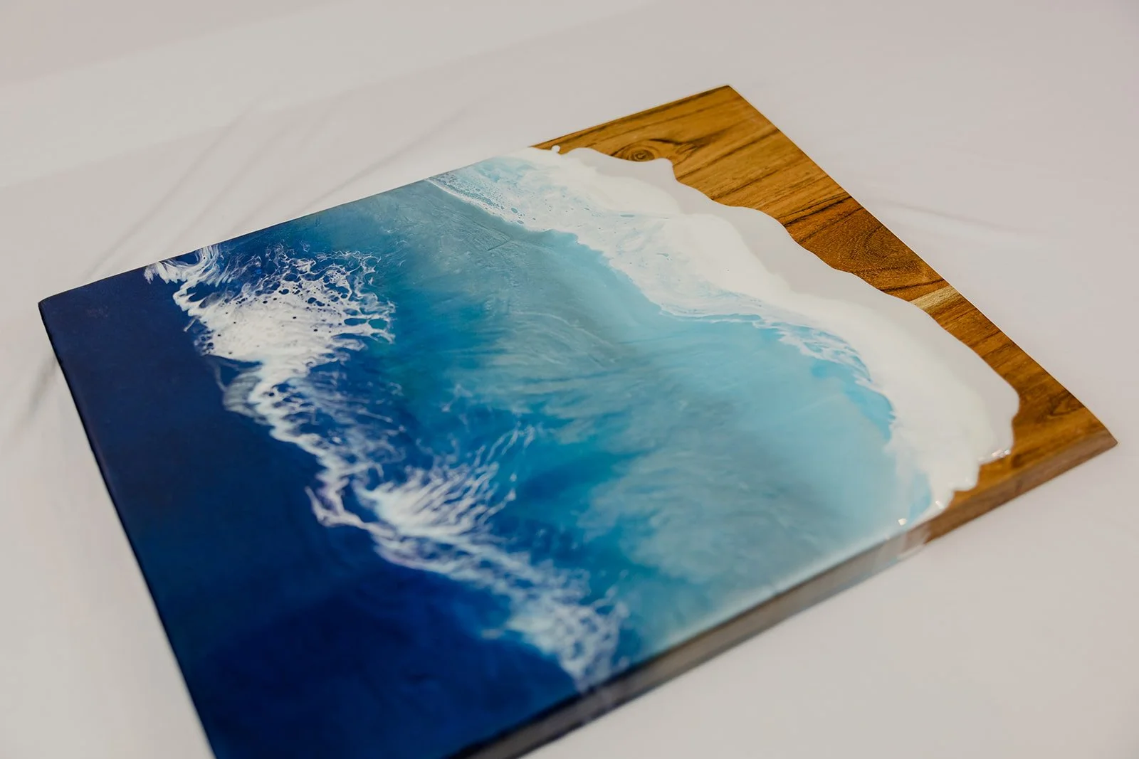 Ocean Wave Resin Art Cutting Board