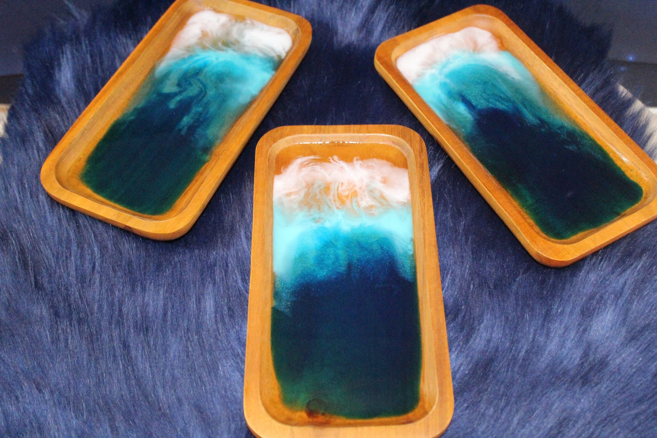 Micro-mini Ocean Wave Resin Tray