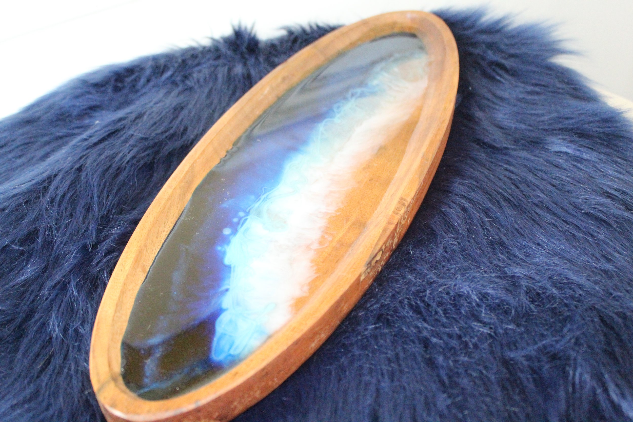 Oval Midnight Tide Ocean Resin Tray2.JPG