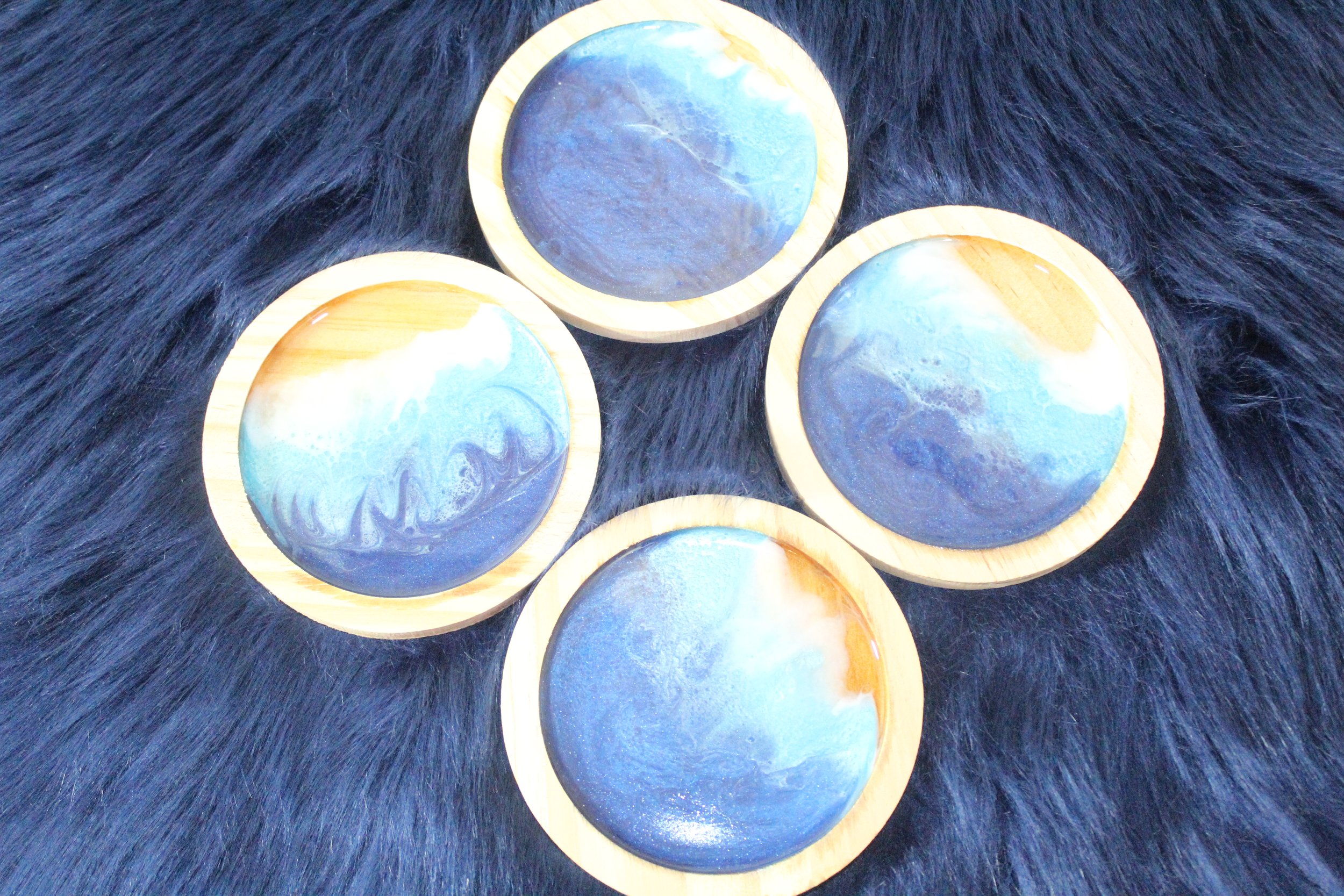 Coastal Current Ocean Resin Coaster Set.JPG