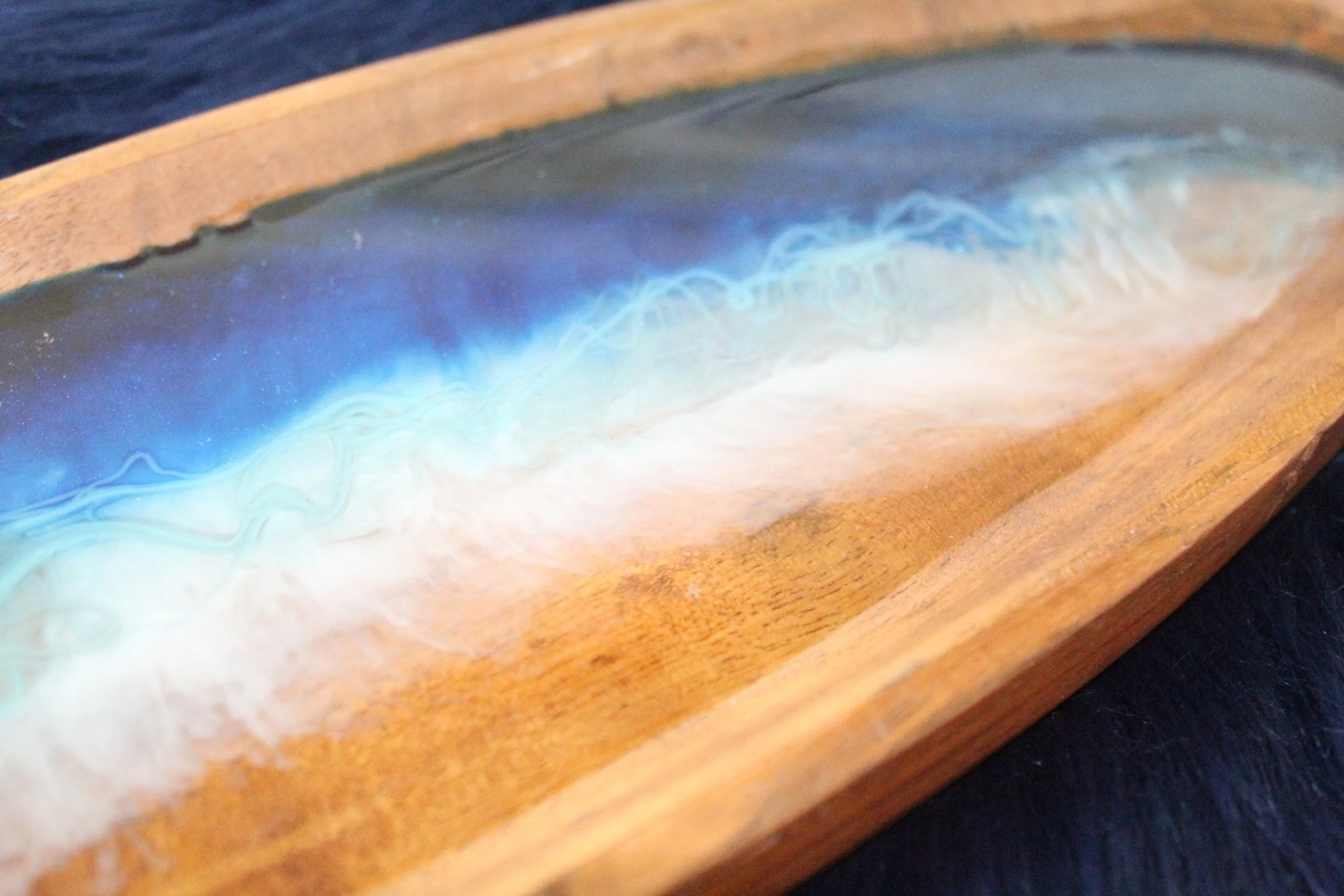 Oval Midnight Tide Ocean Resin Tray4.JPG