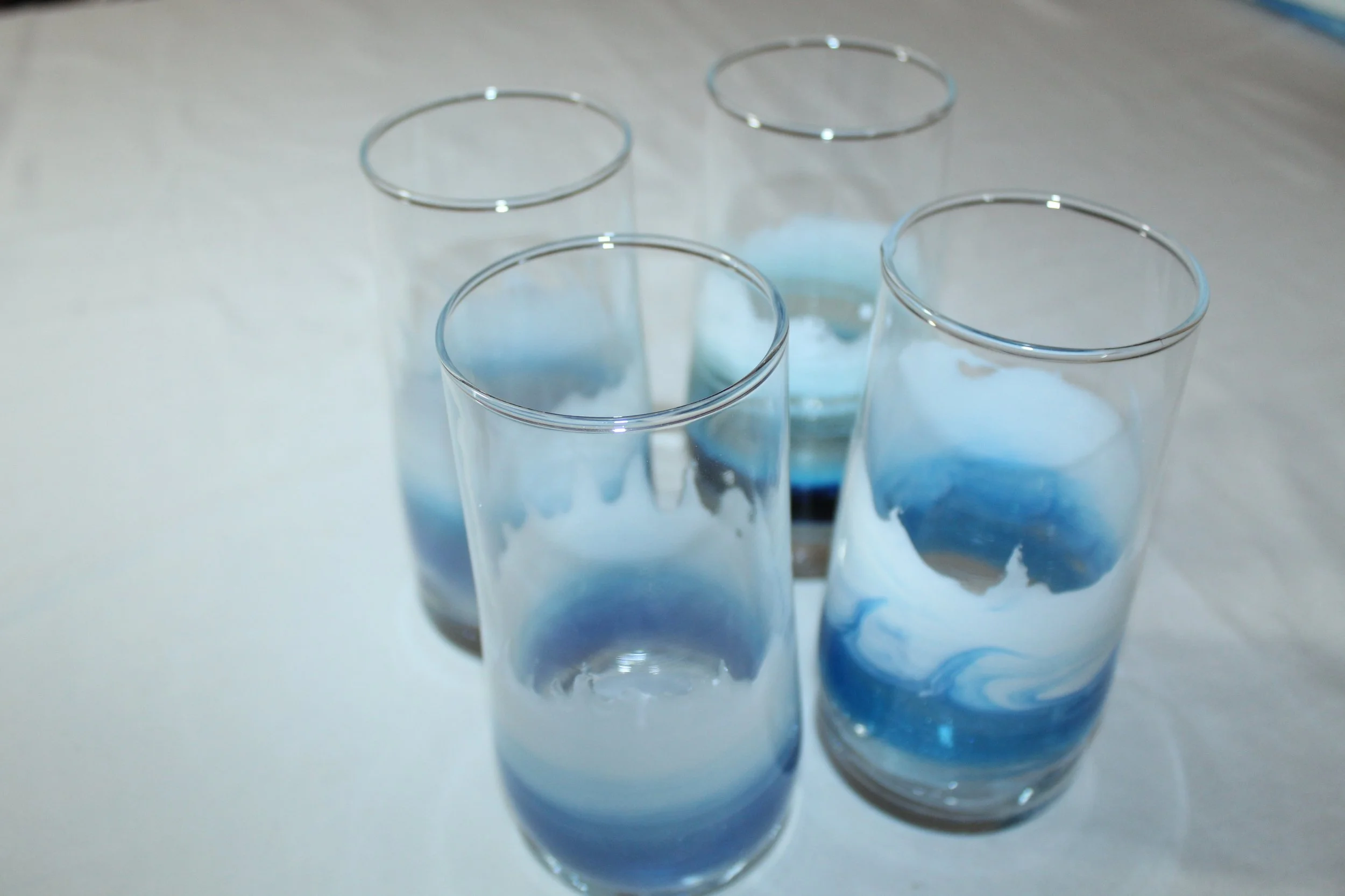 Ocean Wave Resin Water Glasses