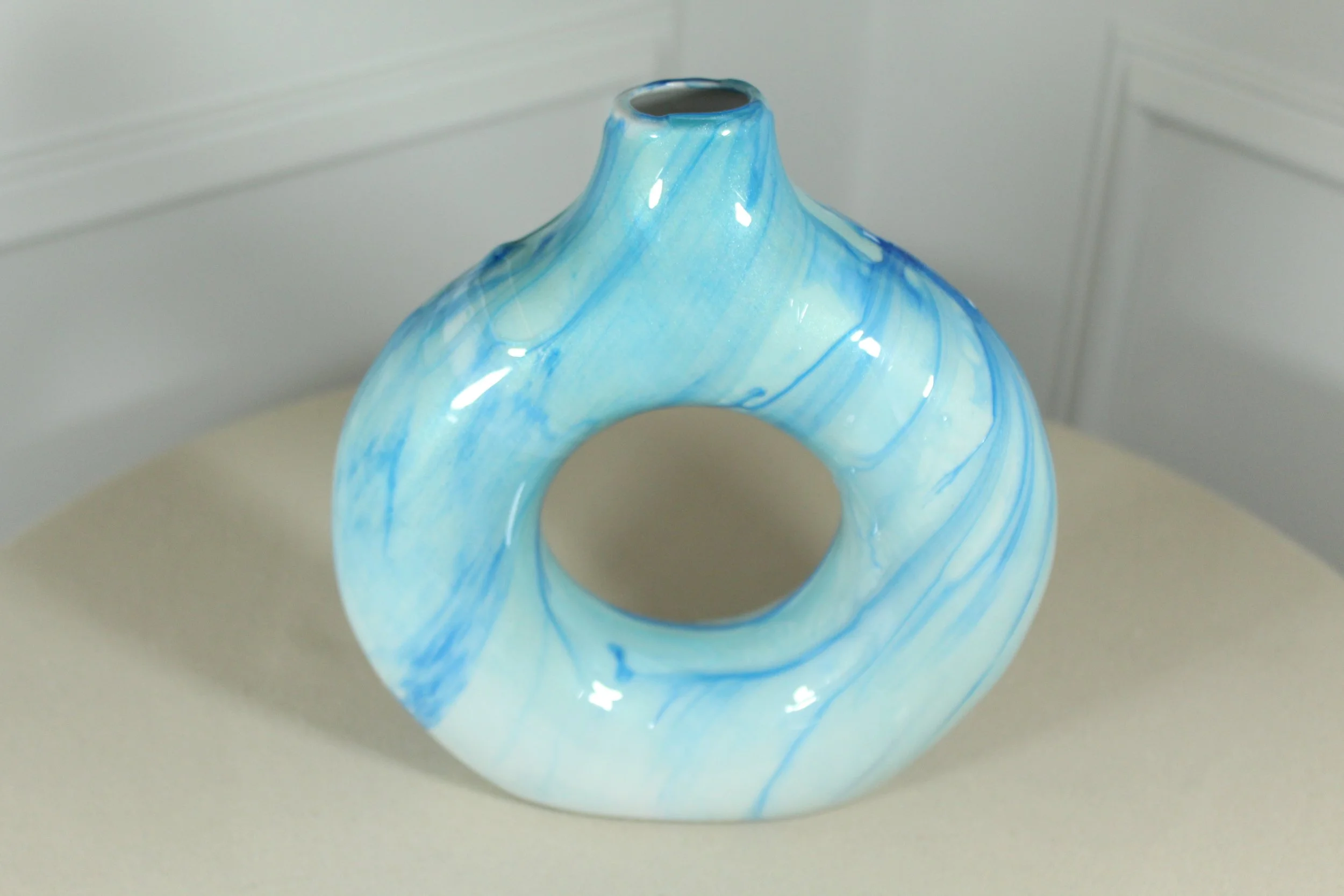 Blue Vortex Swirl Artistic Piece .JPG