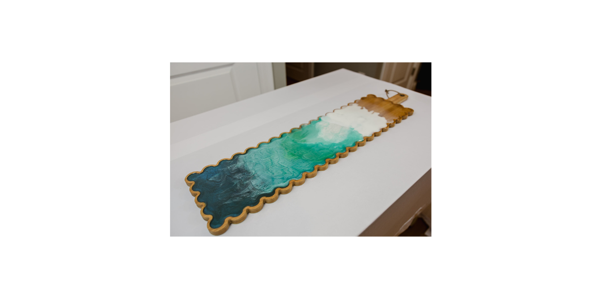 Extra Large Scallop Charcuterie Board