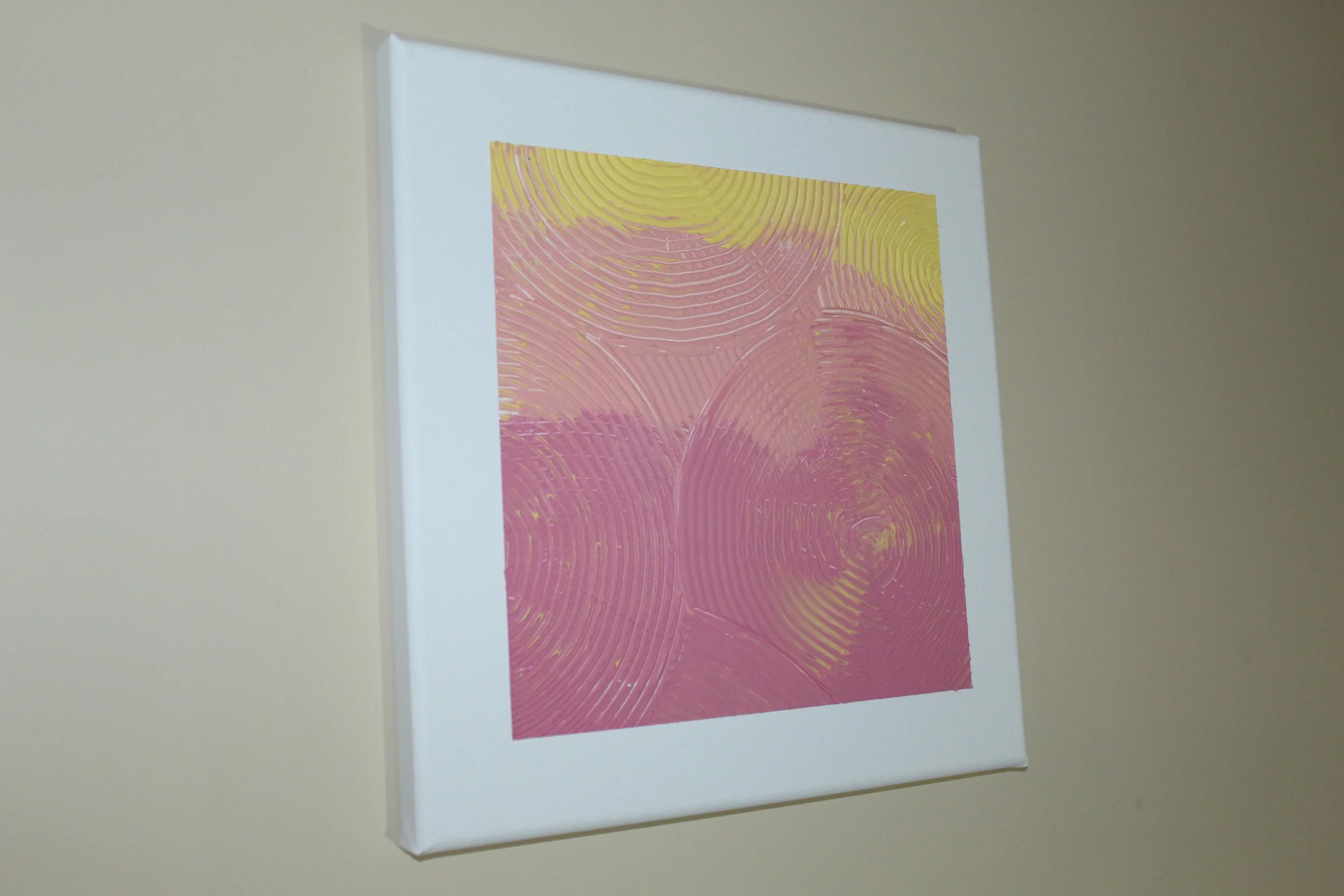 Sunset Circles Textured Abstract Wall Art.JPG