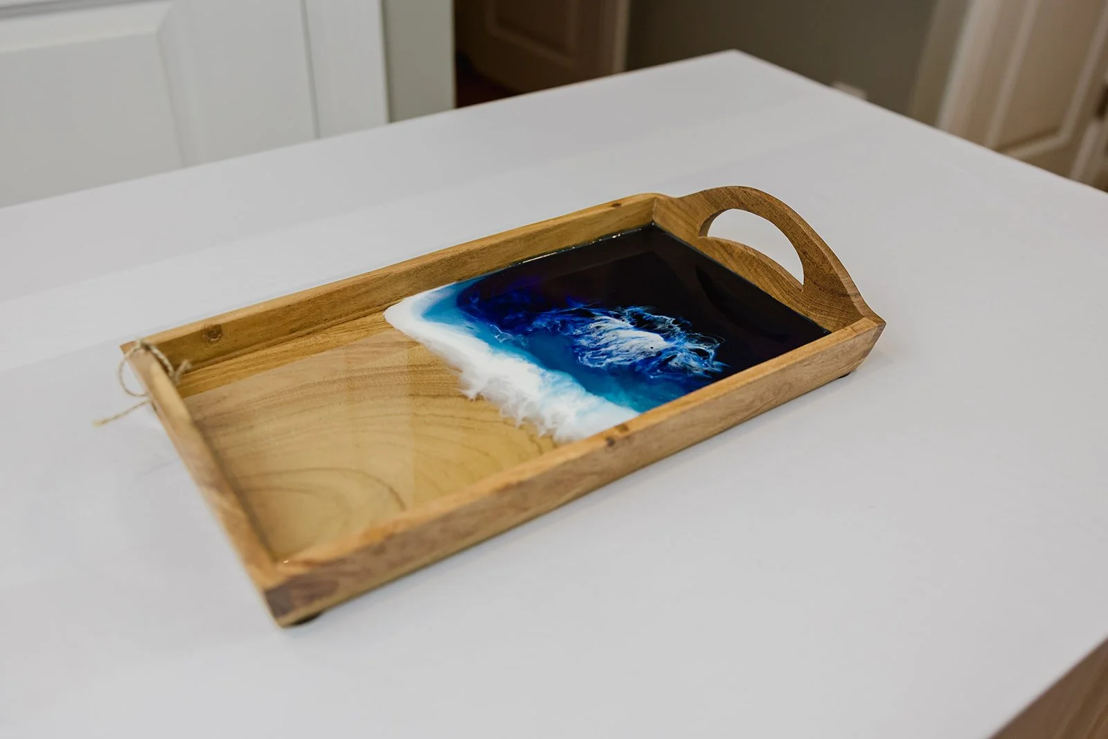 Ocean Breeze Handcrafted Serving Tray