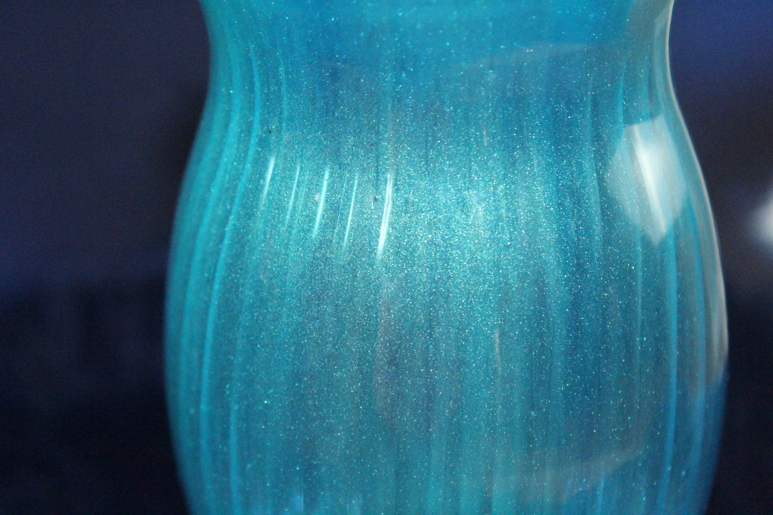 Sea Glass Shimmer Artisan Vase4.JPG