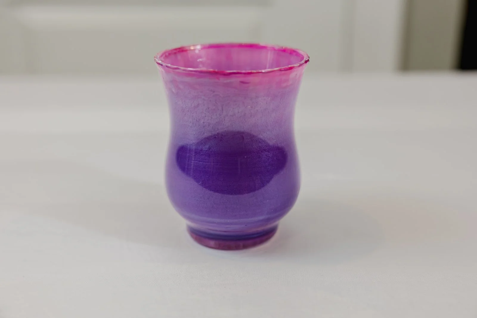Chic Pink & Purple Gradient Vase