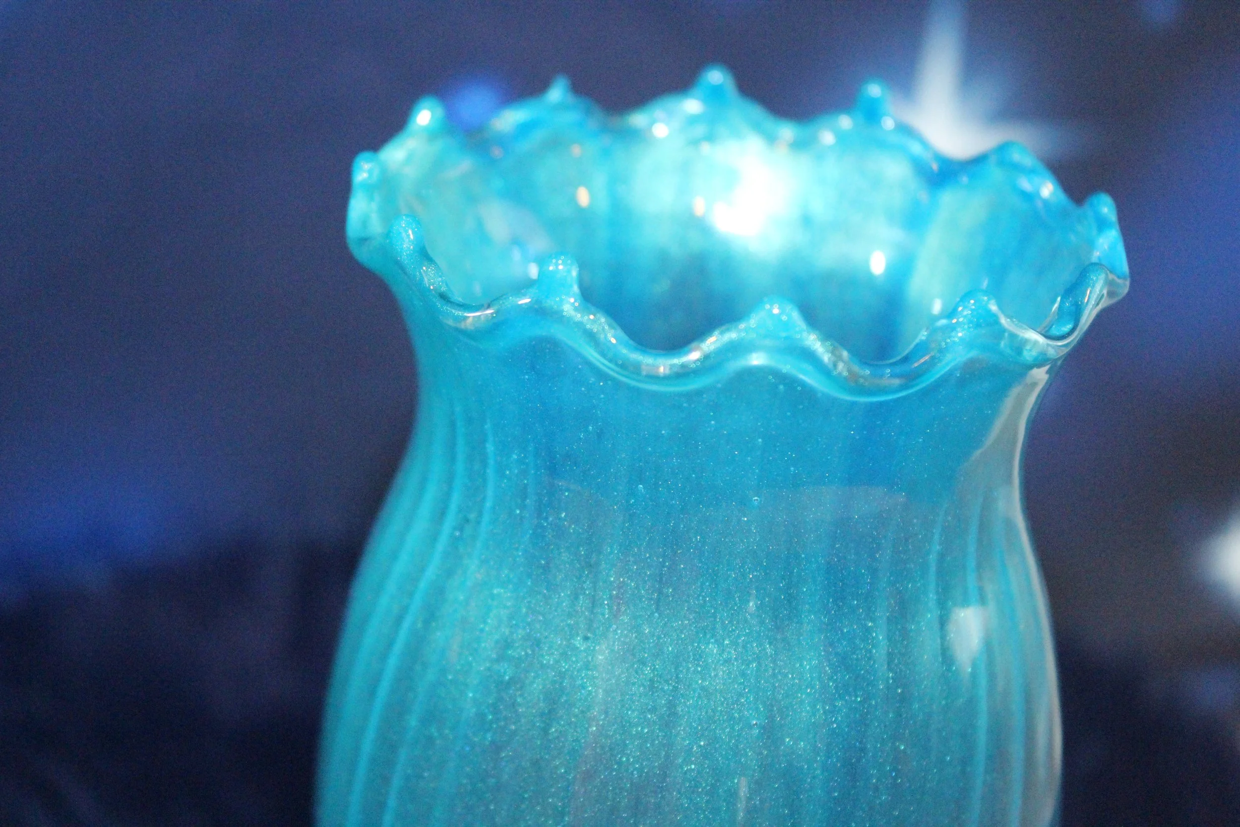 Sea Glass Shimmer Artisan Vase3.JPG