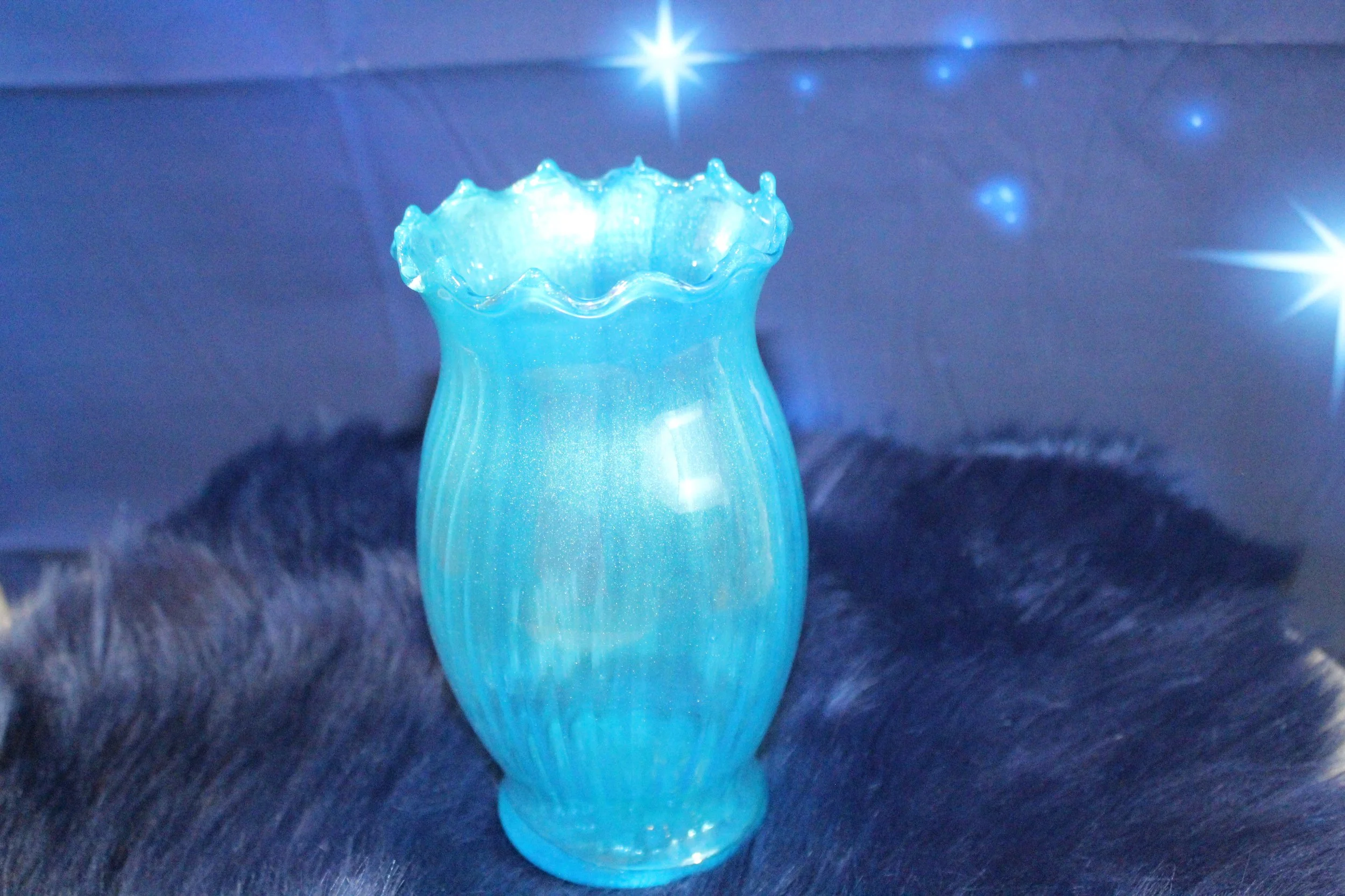 Sea Glass Shimmer Artisan Vase7.JPG