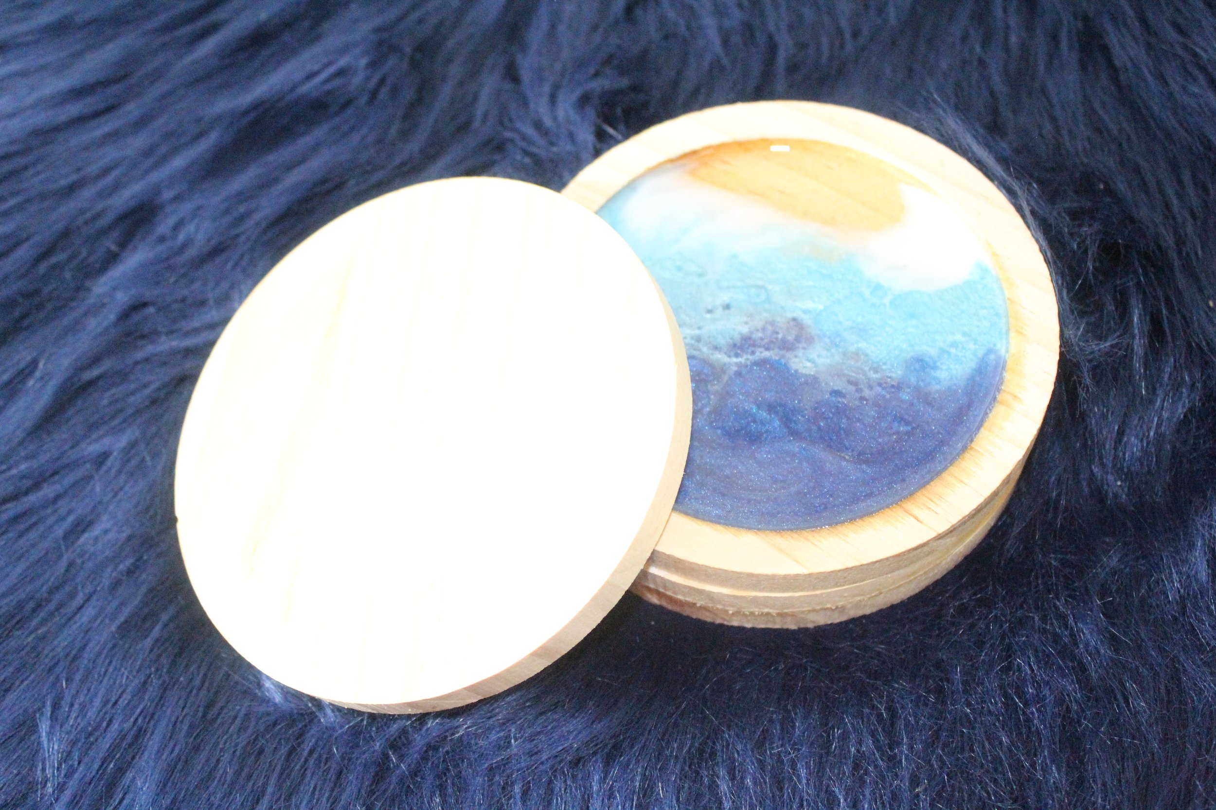 Coastal Current Ocean Resin Coaster Set6.JPG