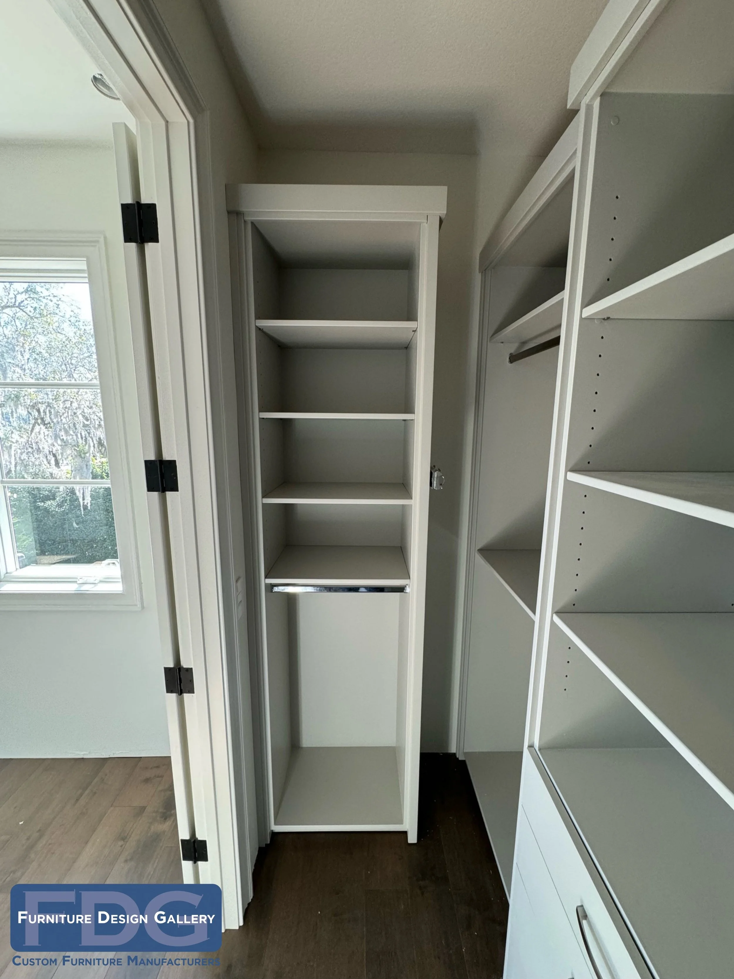 10 Sleek and functional: custom built-in shelving designed to maximize every inch of storage.