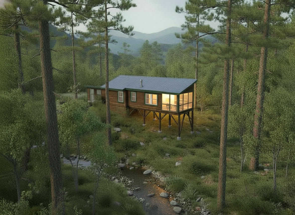 Modern Honeymoon Cabin