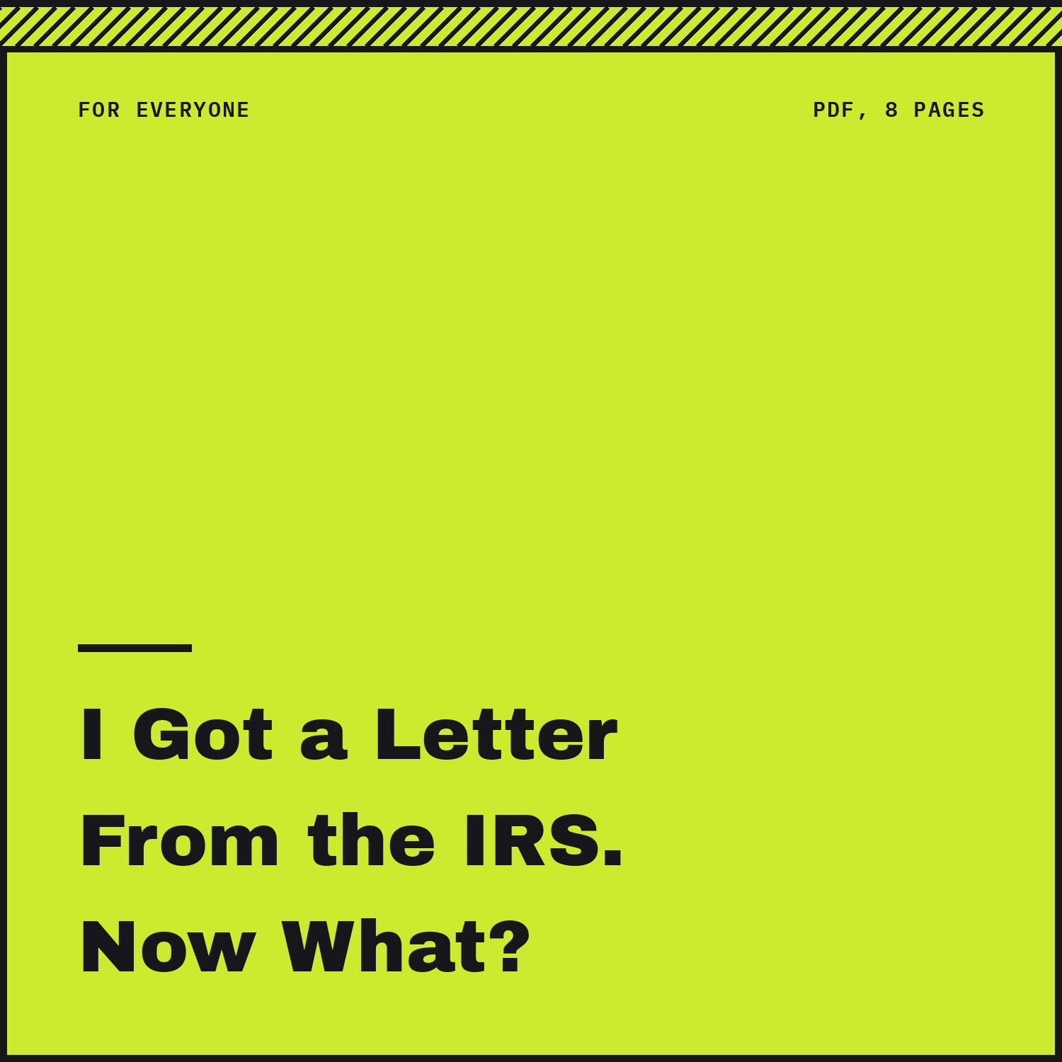I Got a Letter from the IRS. Now What? — The Complete Playbook
