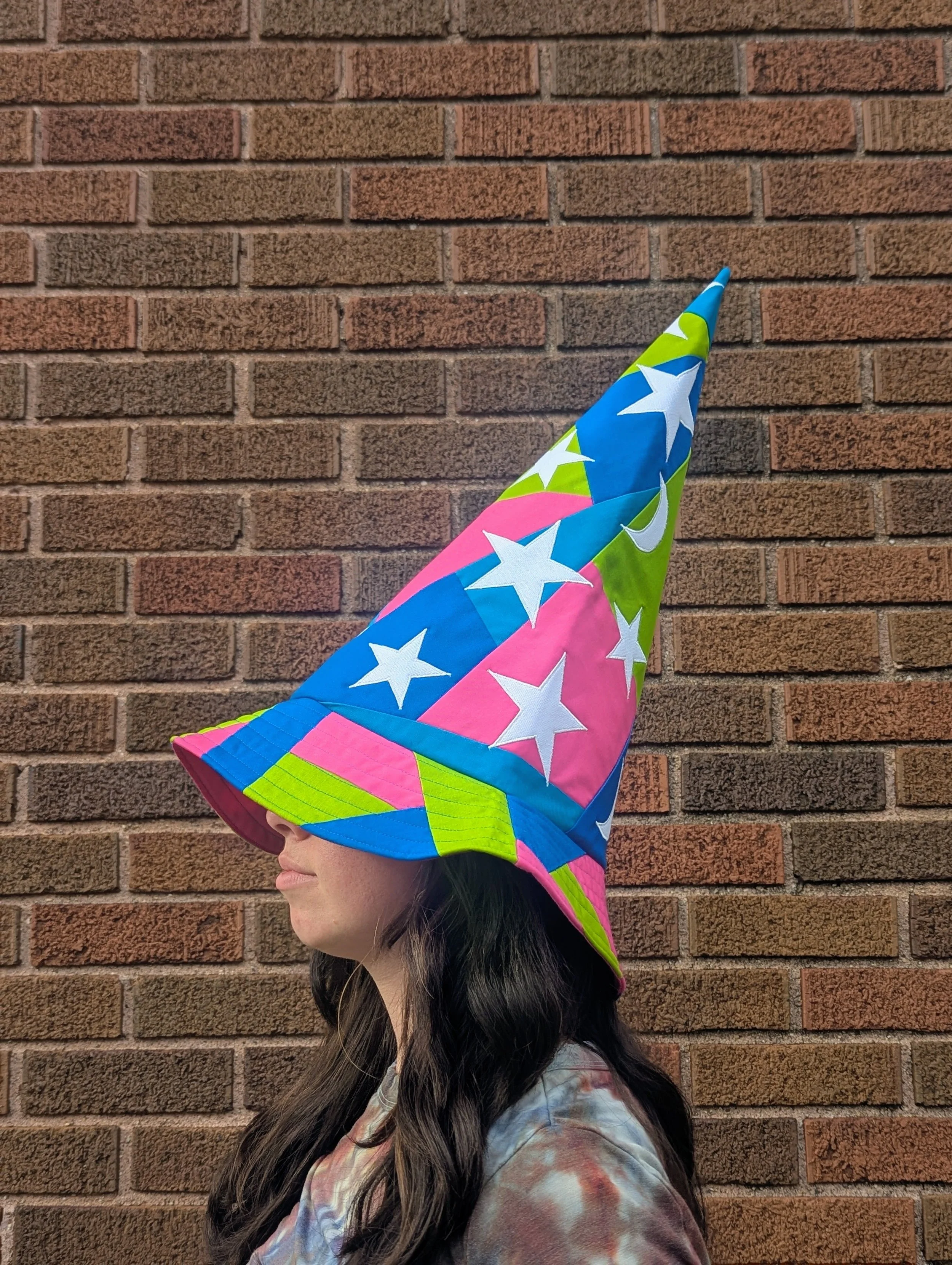 Patchwork Wizard Hat (#200)
