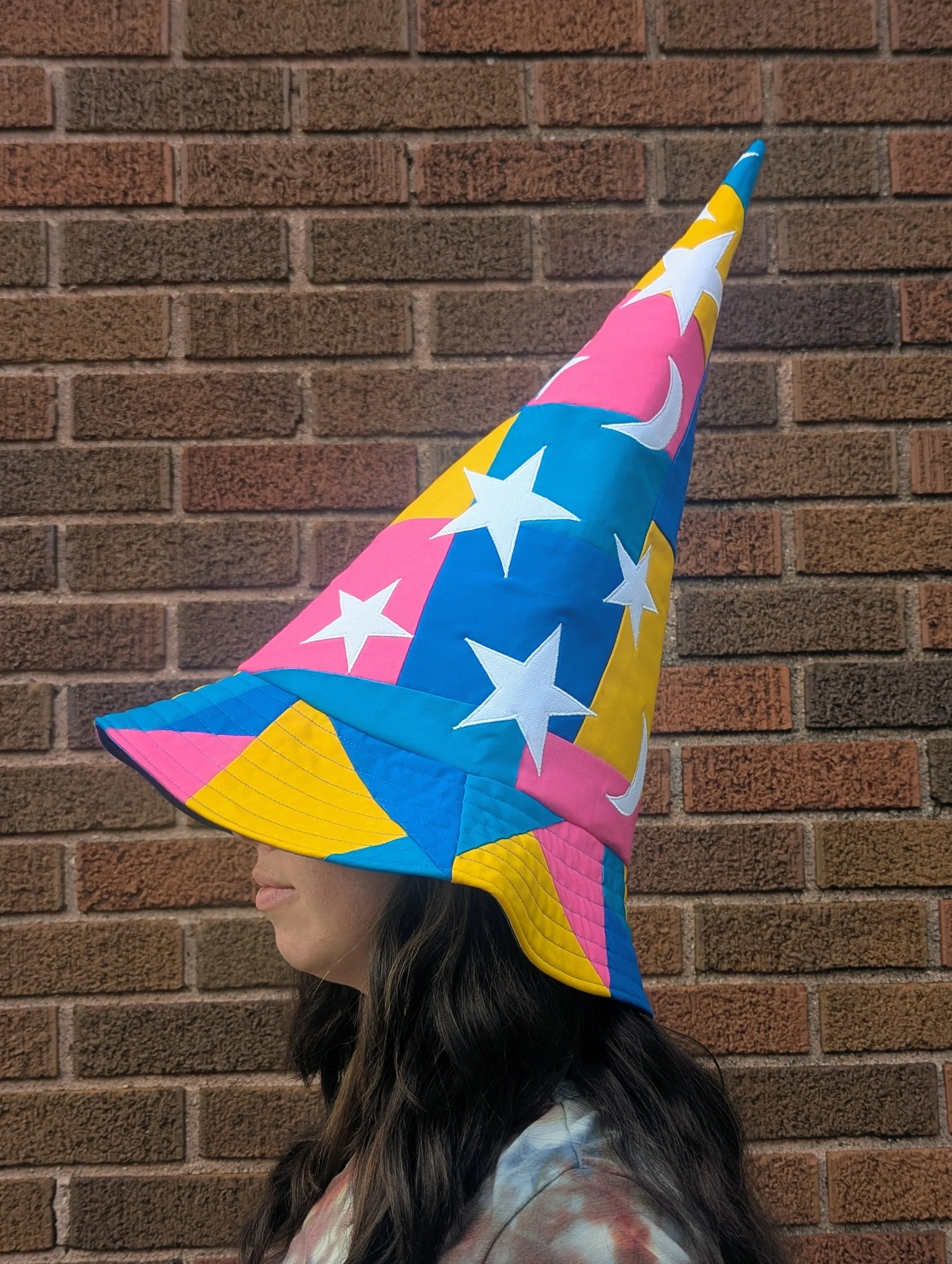 Patchwork Wizard Hat (#205)