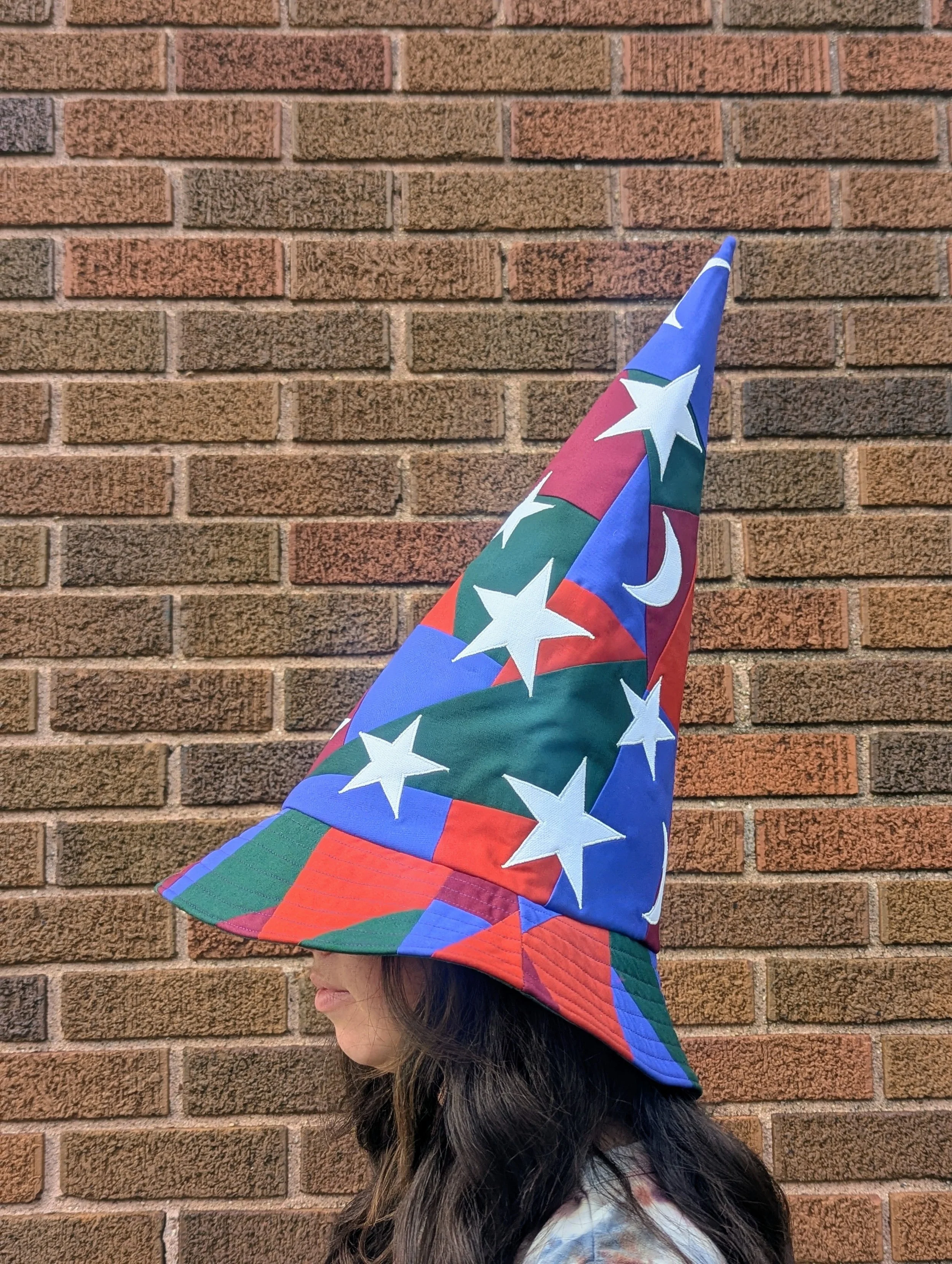Patchwork Wizard Hat (#204)