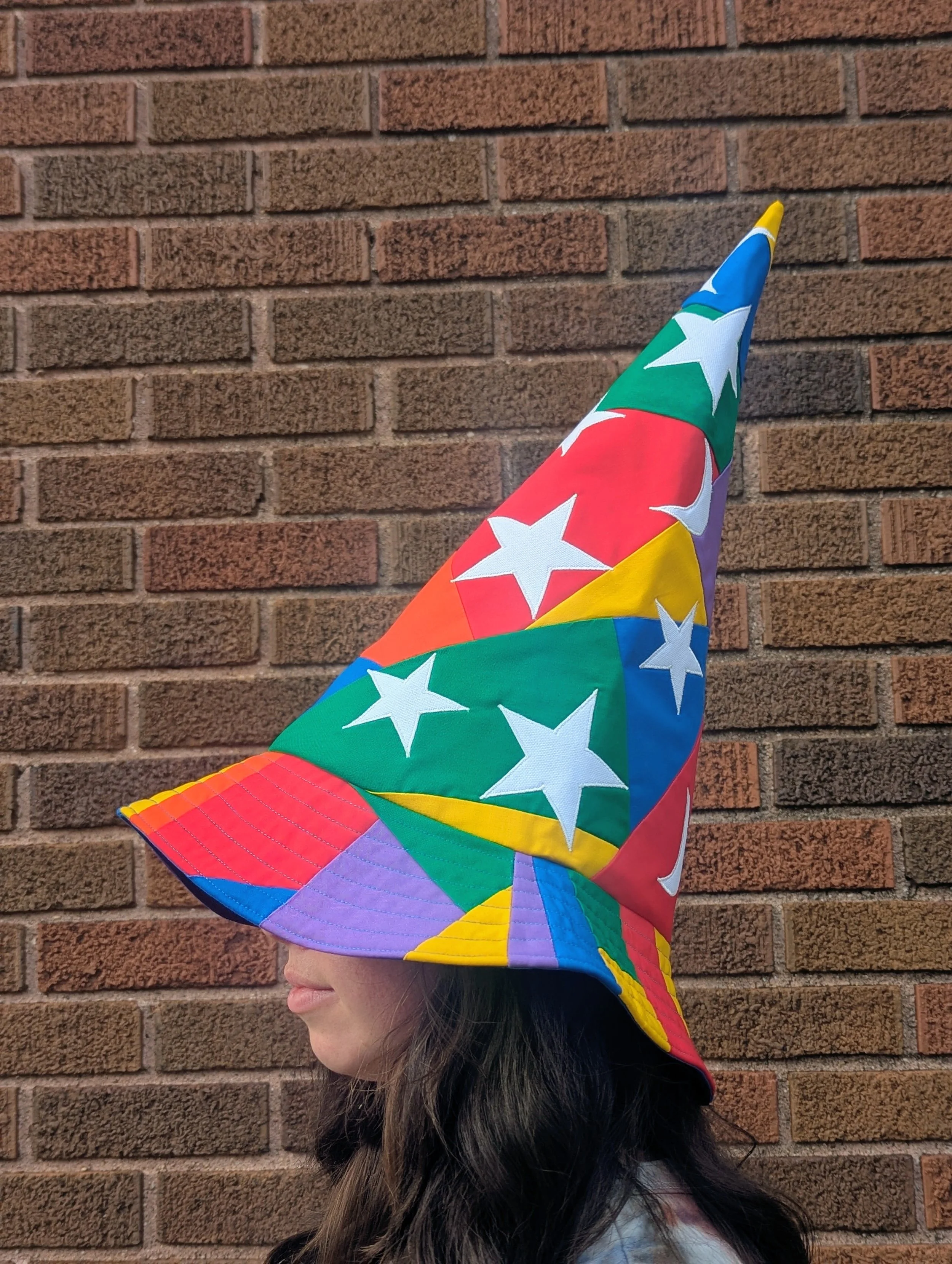 Patchwork Wizard Hat (#201)