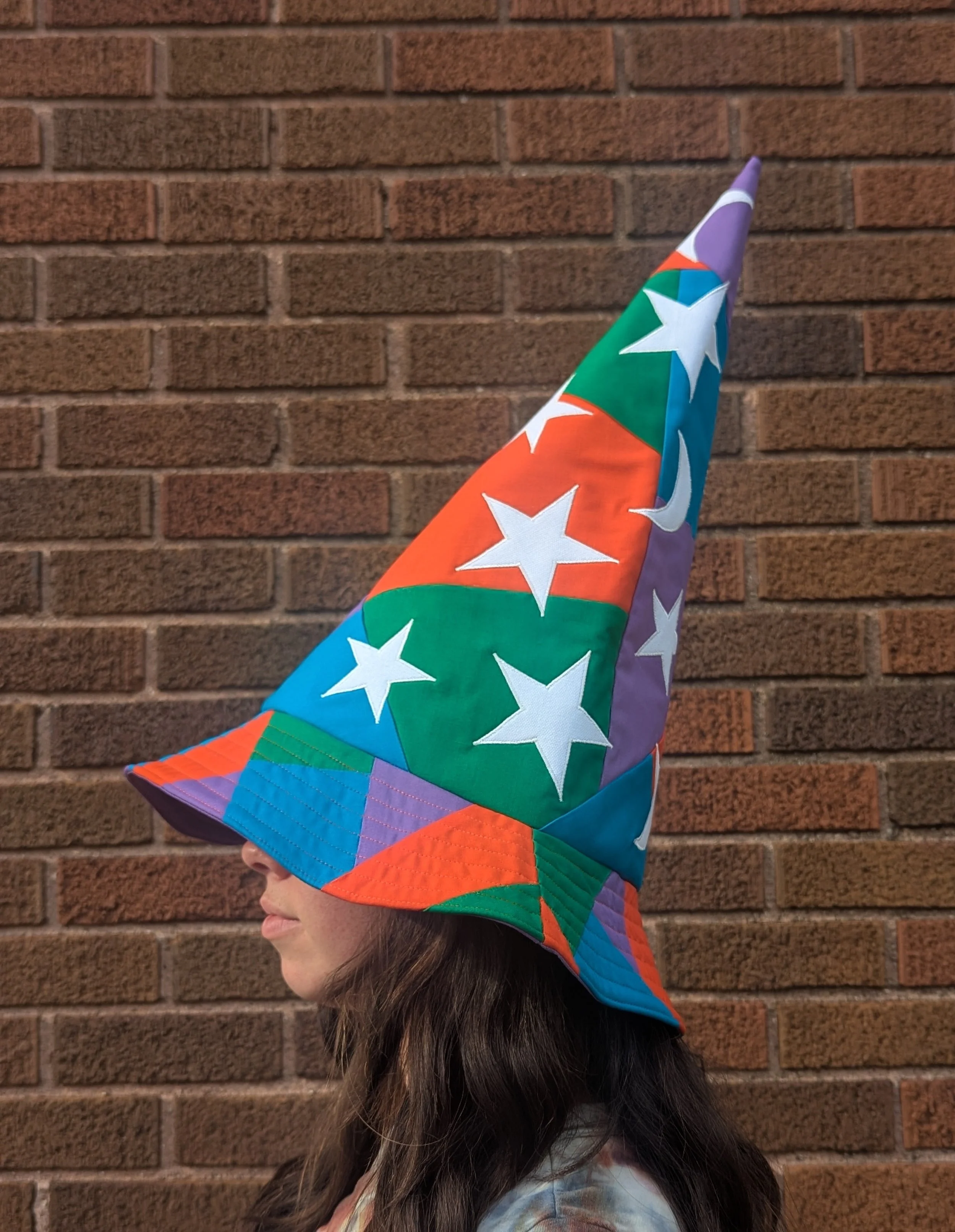 Patchwork Wizard Hat (#202)