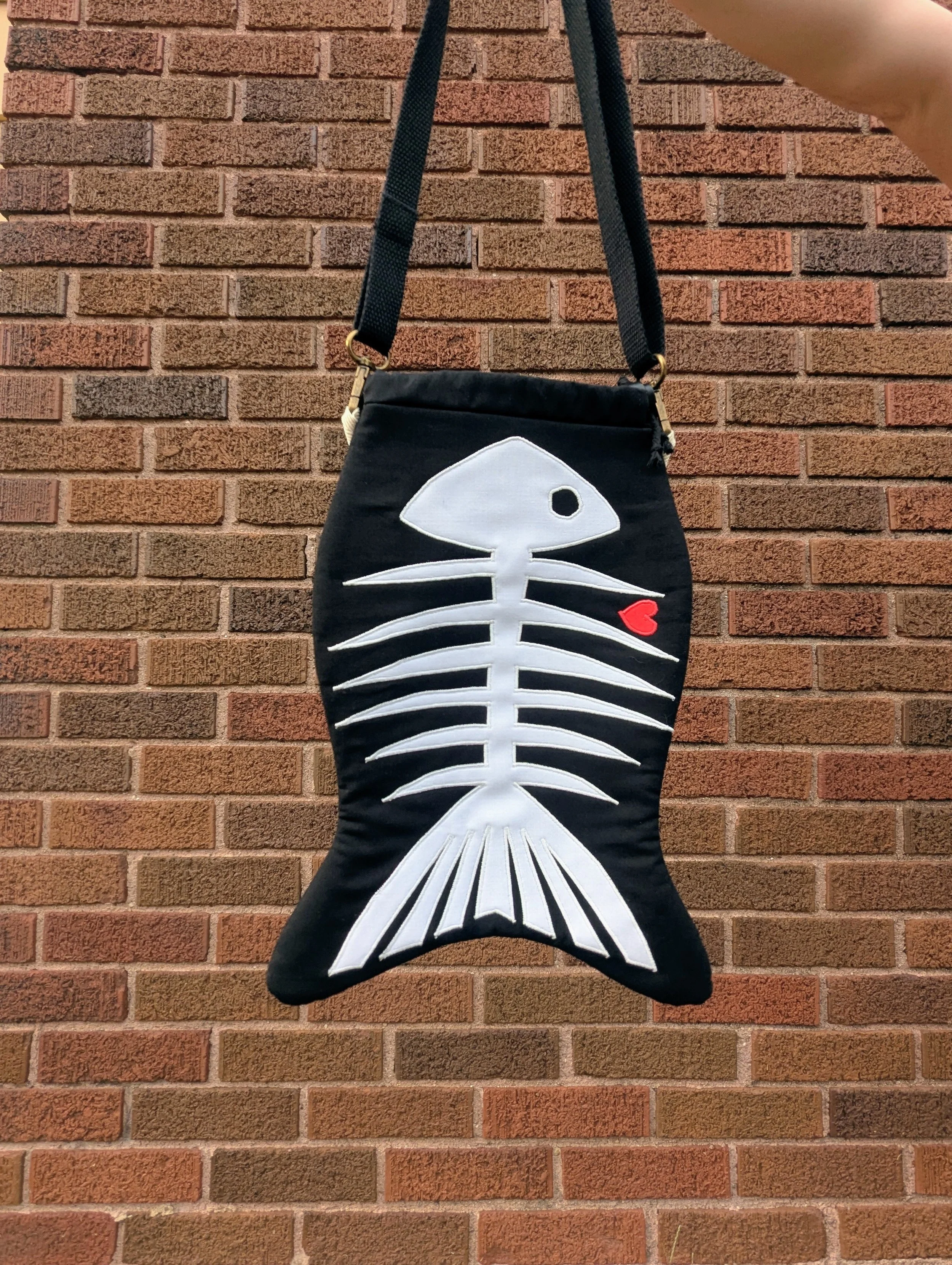 Skeleton Fish Bag (#103)