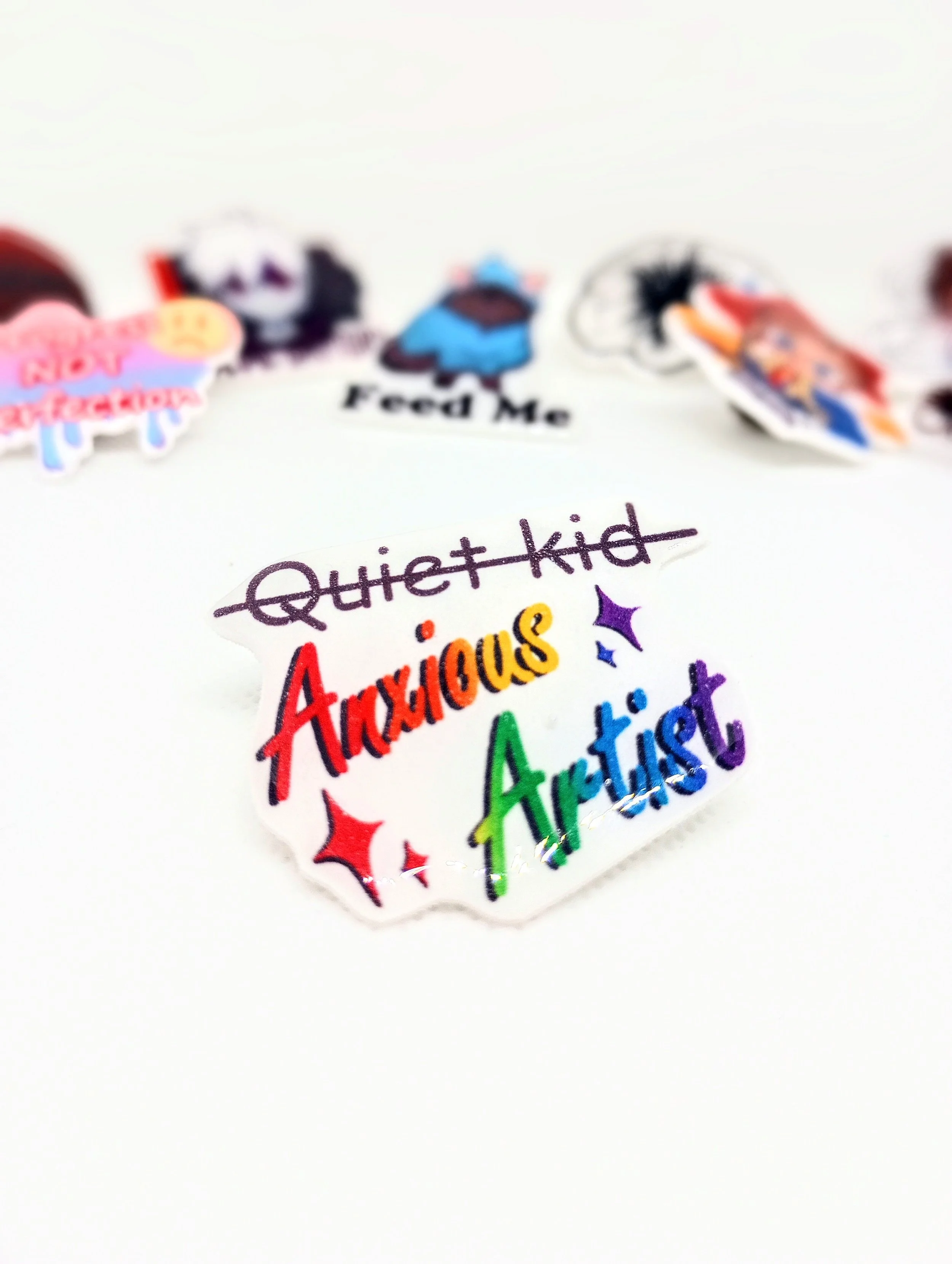 Anxious Artist Pin