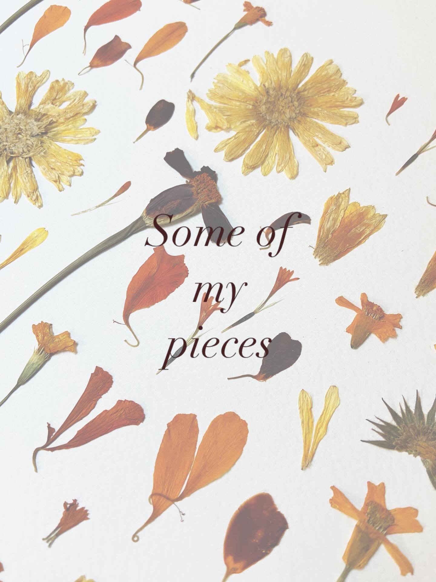 A few from the last few months&hellip;

Seasonal pieces - gathered from the fields and hedgerows
 
Wedding flower preservation - capturing memories of a special day 

Birth month flowers -  pressed to celebrate the arrival of new life 

#pressedflowe