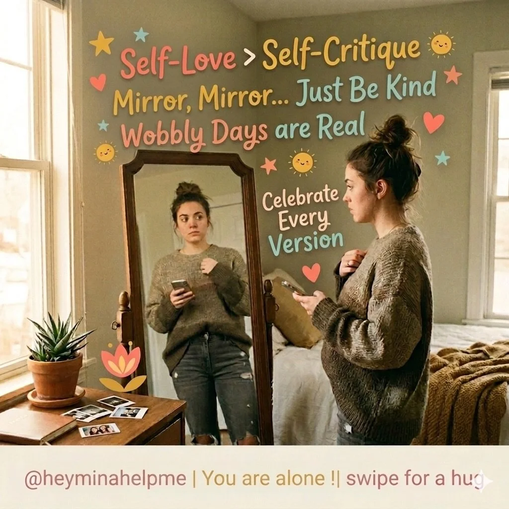 You&rsquo;re not meant to feel like your best self all year round.
Even nature doesn&rsquo;t bloom 365 days a year. Before you judge yourself&hellip; understand your season.

Let&rsquo;s go through this together. 🤍 @heyminahelpme