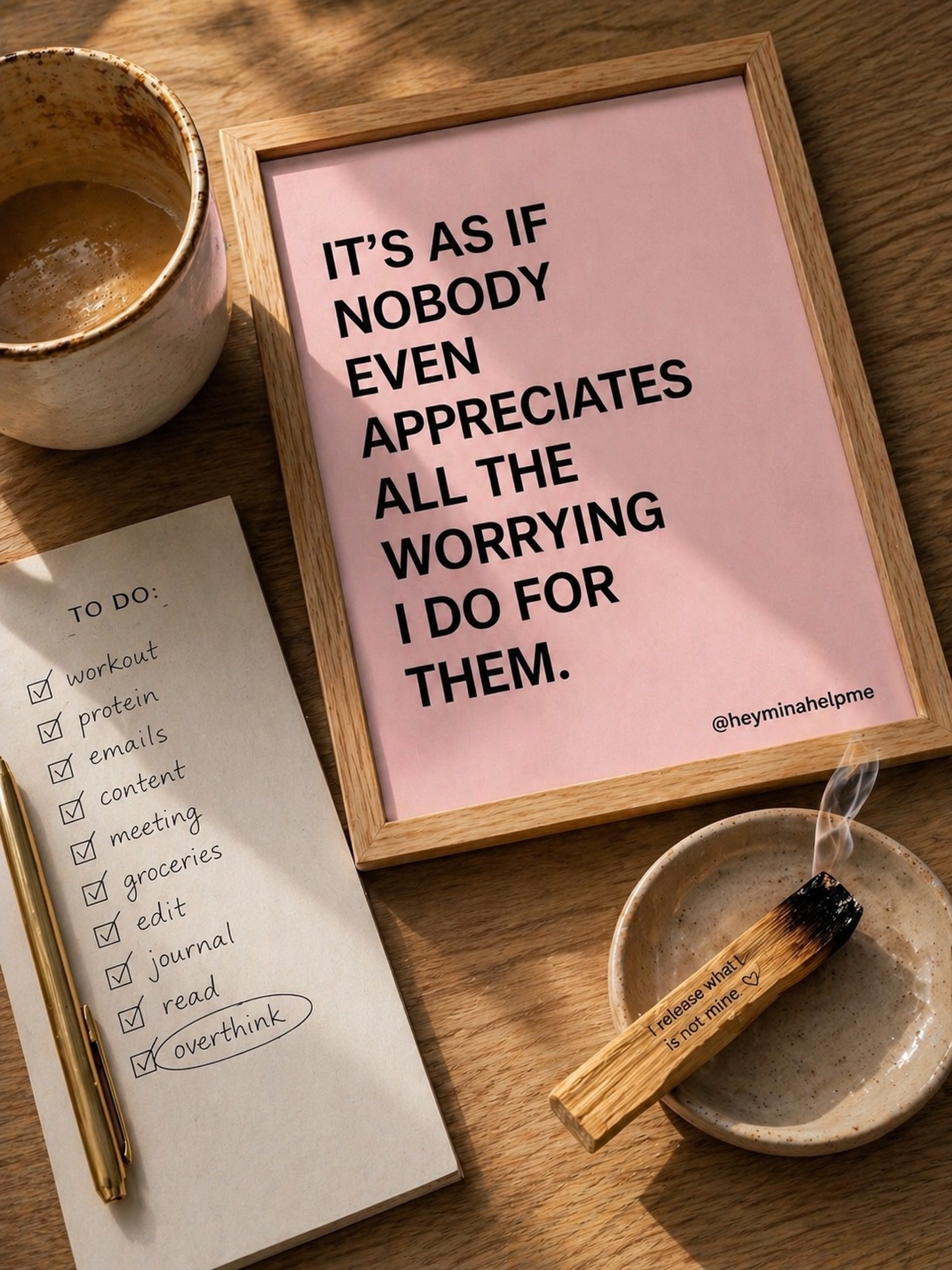 Women don&rsquo;t just do things&hellip;
we think about everything before, during, and after.

And most of that effort? We deserve a medal 🏅 

But here&rsquo;s the shift: Not everything deserves your mental energy.

Close the list.
Stop over-serving