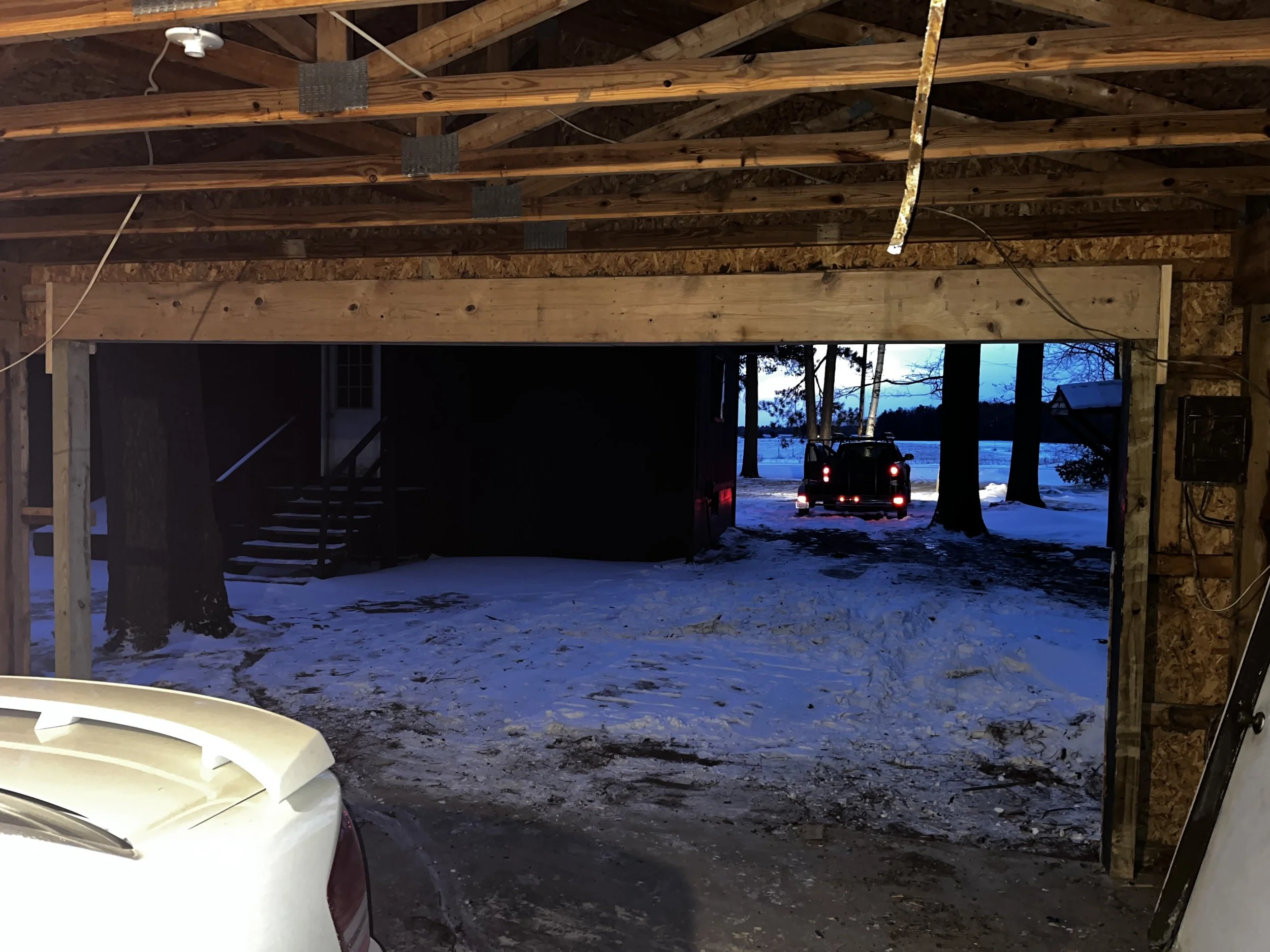 Custom Framing for Garage Door in Tawas, Michigan by Lowe Maintenance LLC