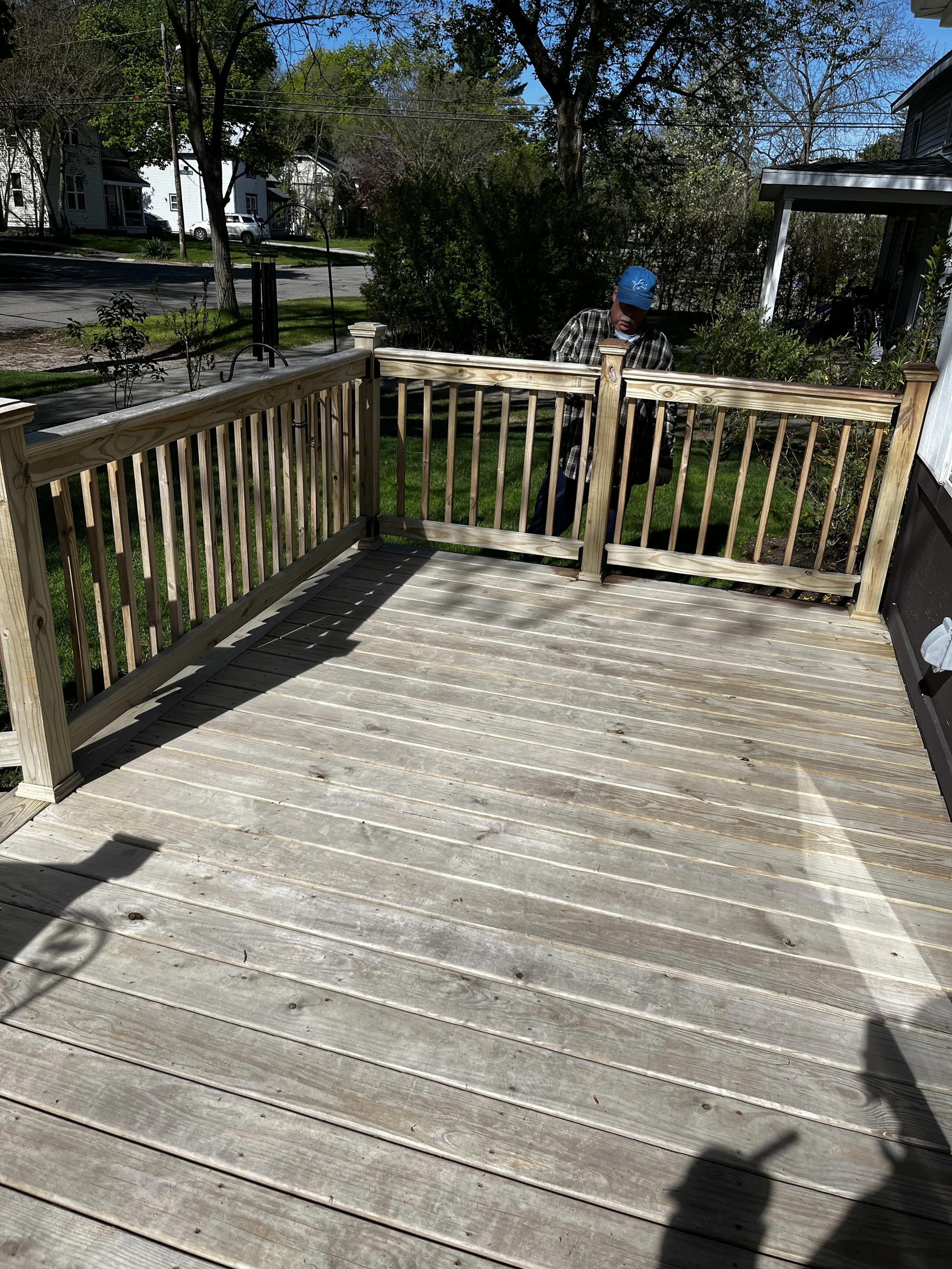 Deck Staining in Mount Pleasant, Michigan 48858 | Lowe Maintenance LLC