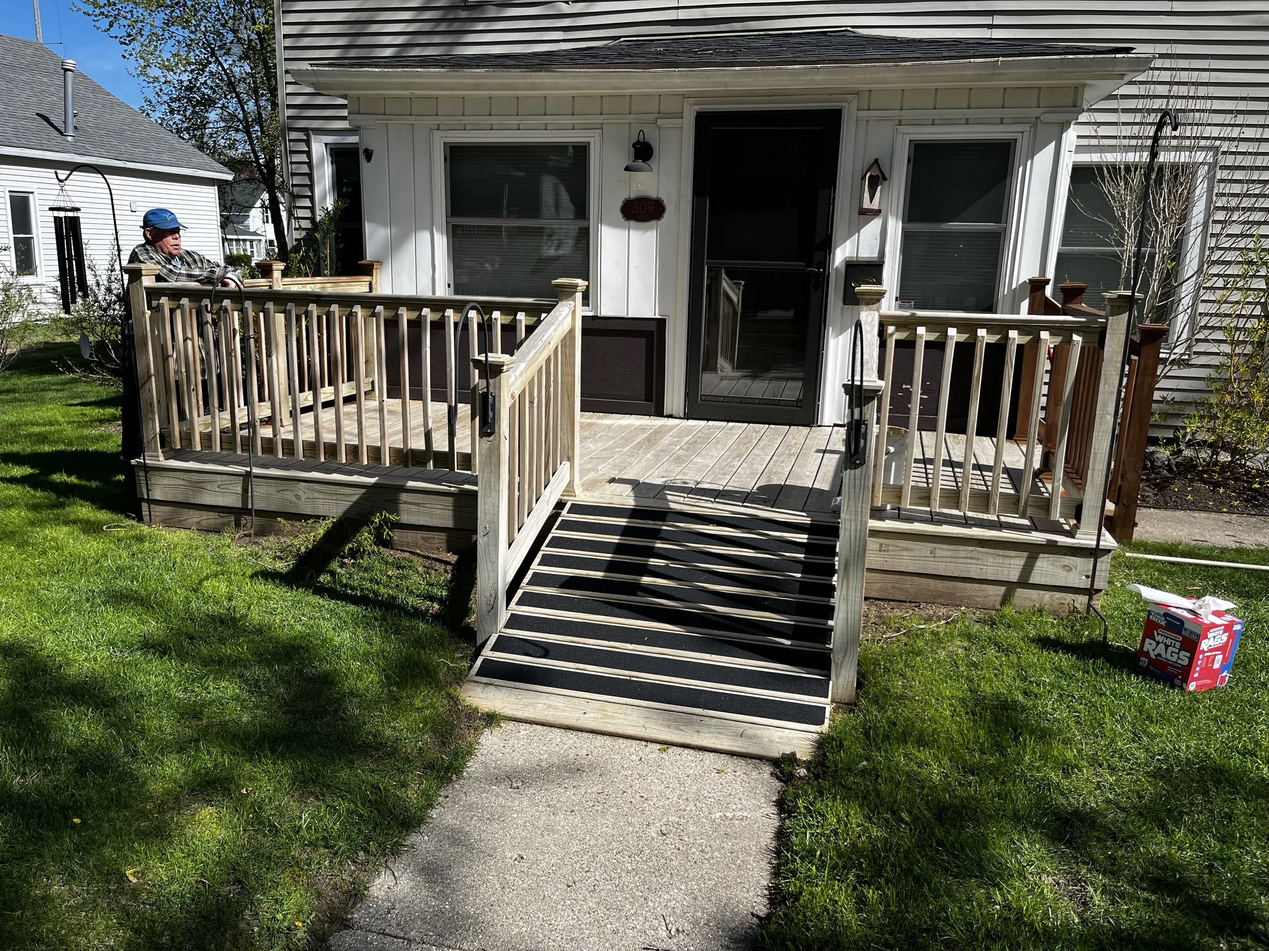 Deck Staining in Mount Pleasant, Michigan 48858 | Lowe Maintenance LLC
