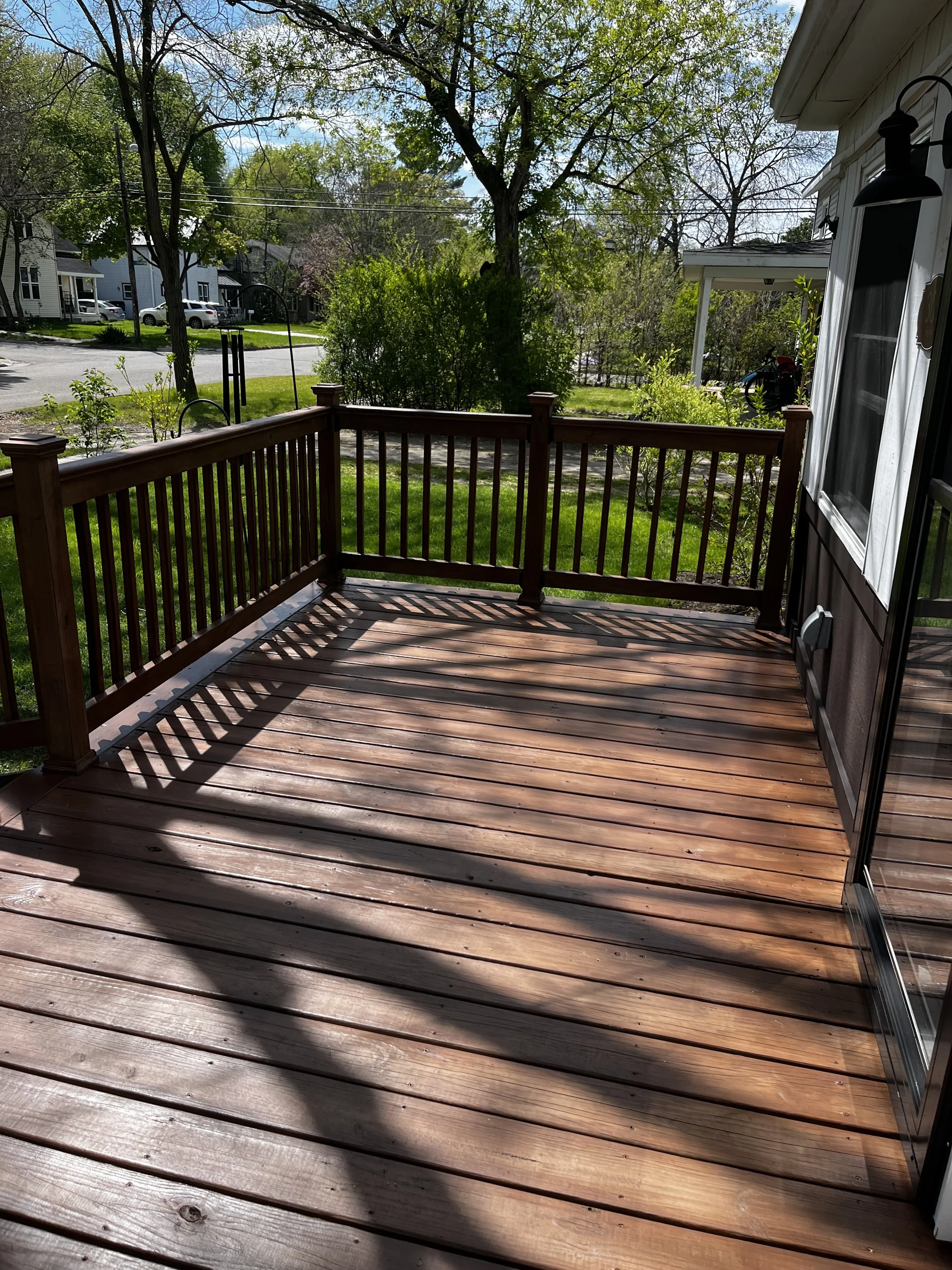 Deck Staining in Mount Pleasant, Michigan 48858 | Lowe Maintenance LLC