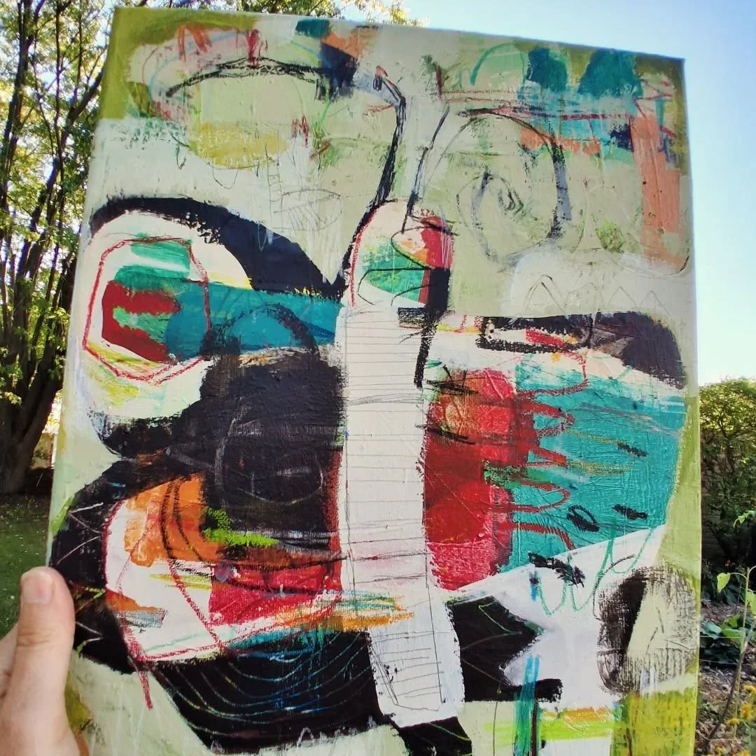 Enjoy butterfly, summer still here! 

Naive summer scene with bold contrasts, I let my inner child paint a symbol of sunny days, of freedom, of lightness, and of beauty.

Nature inspires me.
I create my own interpretation of nature on the canvas.
A q