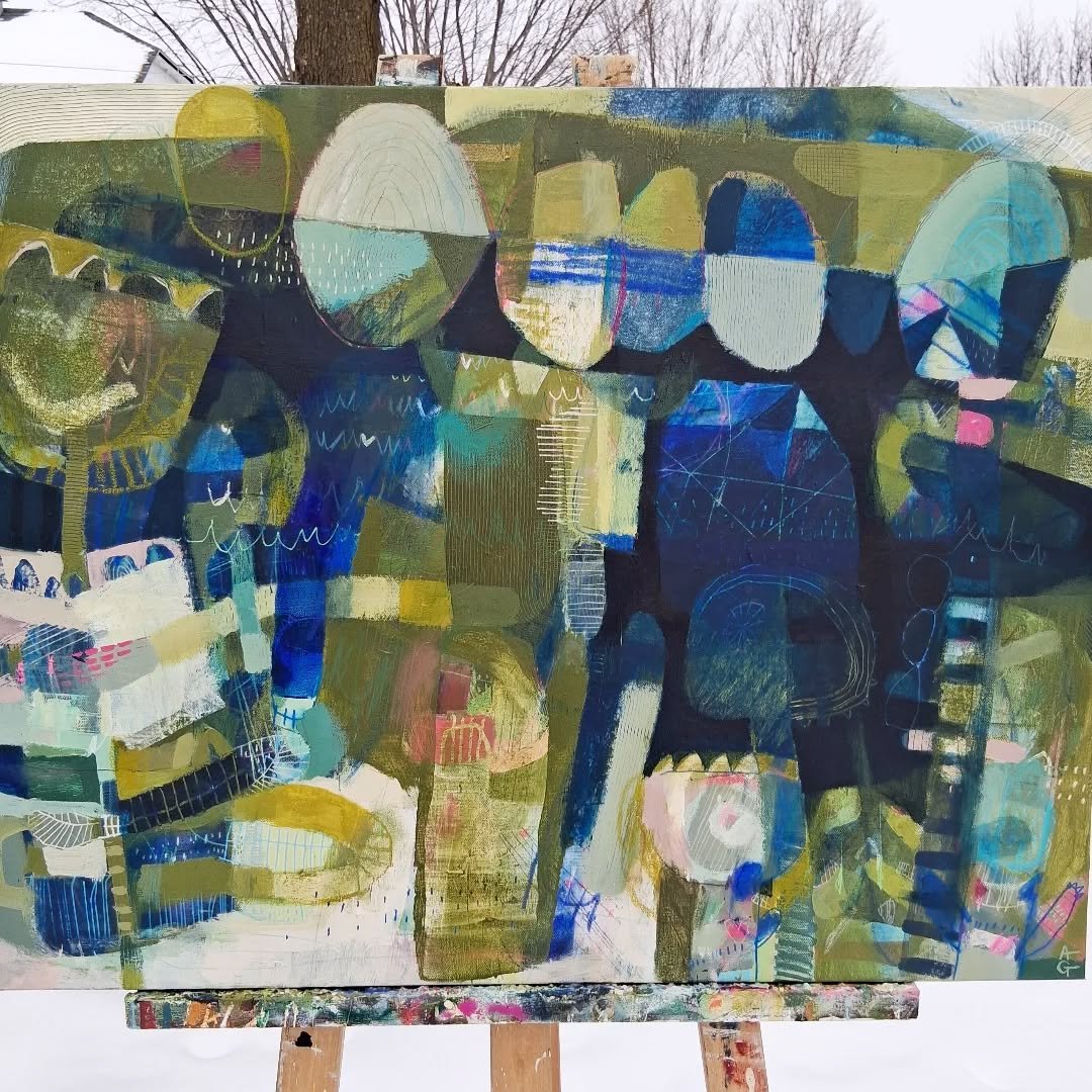 La cr&eacute;ation est fascinante!

Quand je cr&eacute;e, je me connecte sur l'&eacute;motion du moment.  Je prends le temps de voir comment je me sens et je me laisse guider intuitivement selon cette &eacute;motion.  Ce qui est fascinant, c'est de d