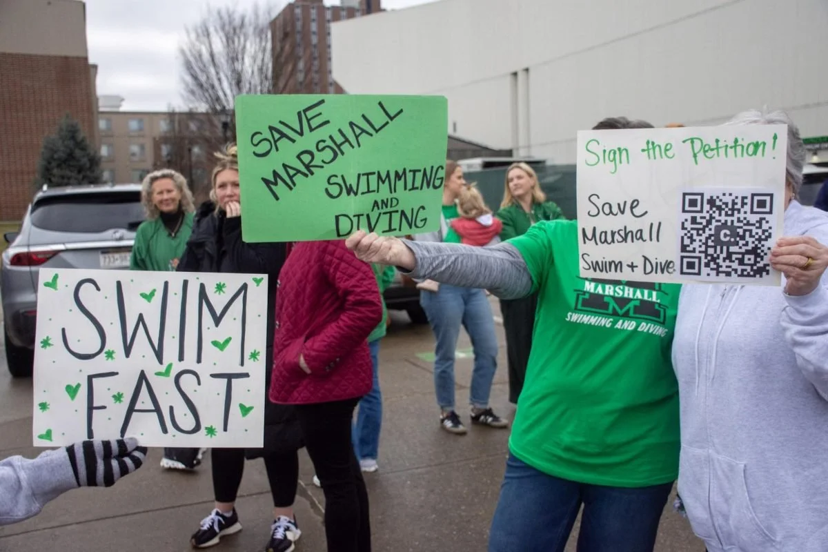 Marshall faces lawsuit after swim team’s cut