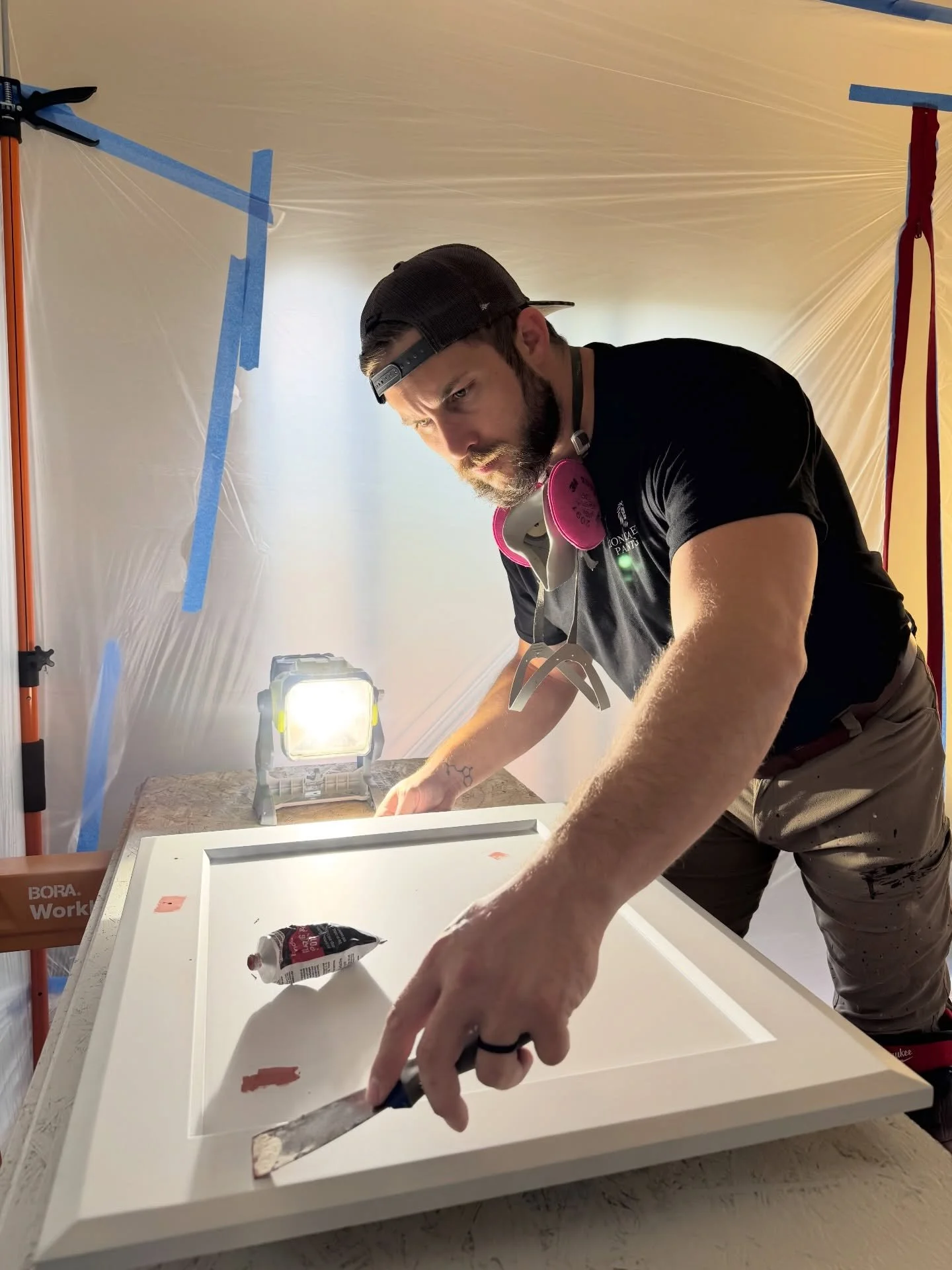 Not the fun part&hellip; but the most important 👀

Proper prep is what makes cabinet painting last.
Cleaning, sanding, and getting every detail right before paint even goes on.

That&rsquo;s how we deliver smooth, durable, factory-like finishes.

Ca
